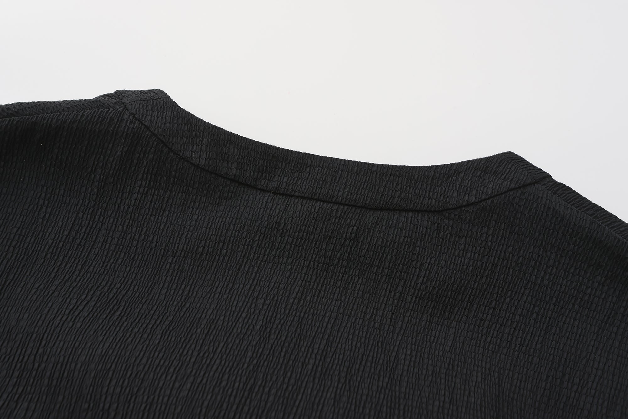 AW24 - BLACK WOLIN SHIRT