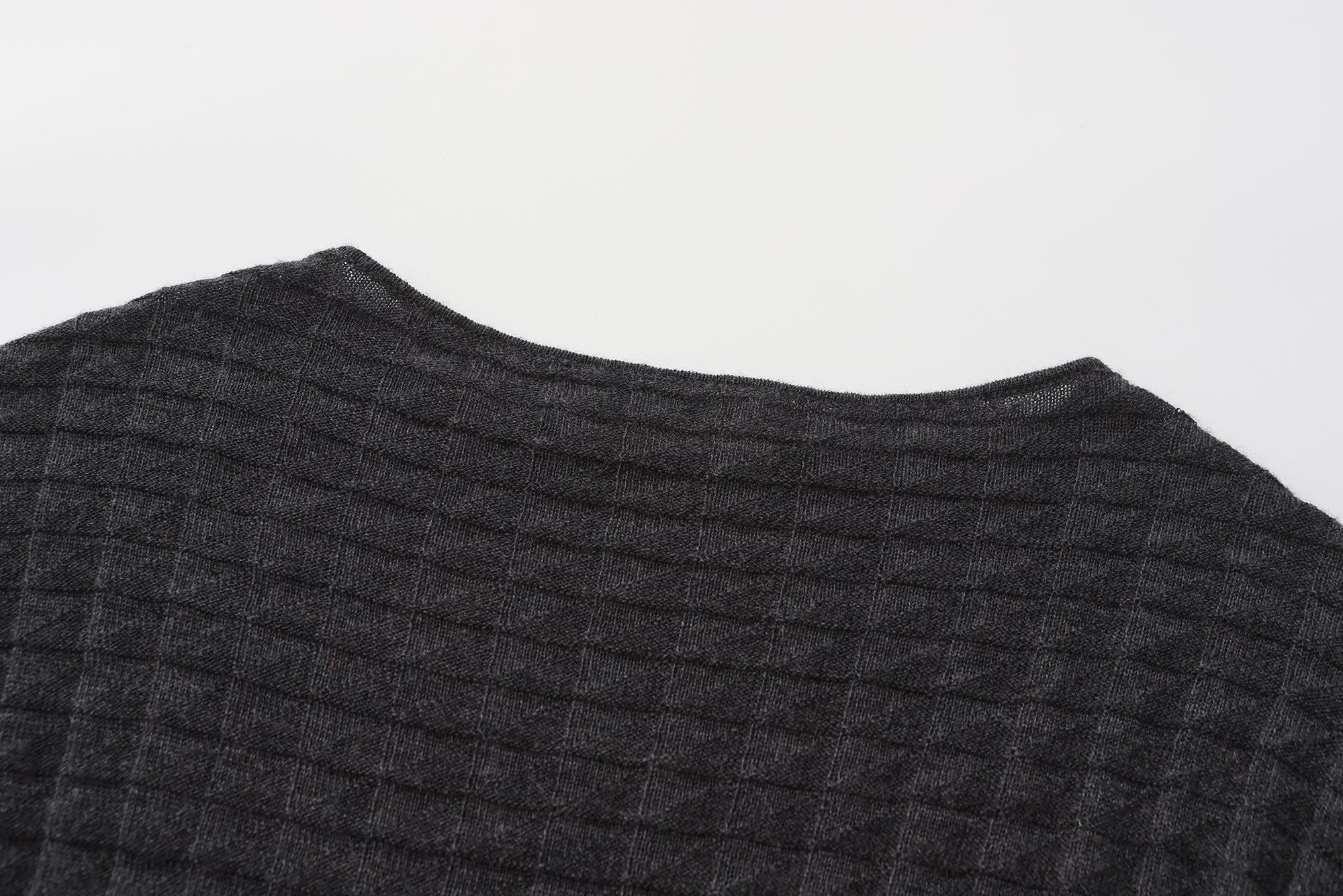 AW24 - CHARCOAL KNIT LIKOMA DRESS