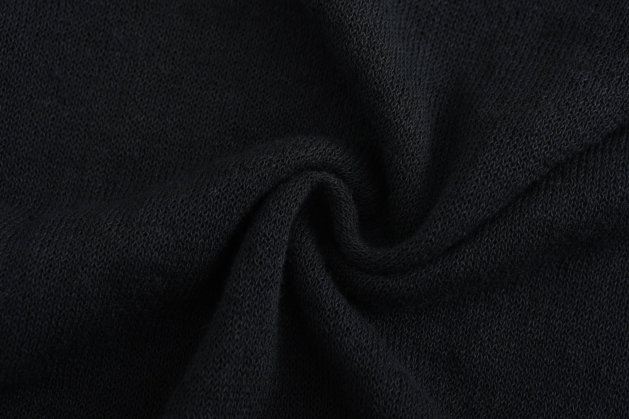 SS24 - BLACK KNIT ISCHIA CAPE DRESS