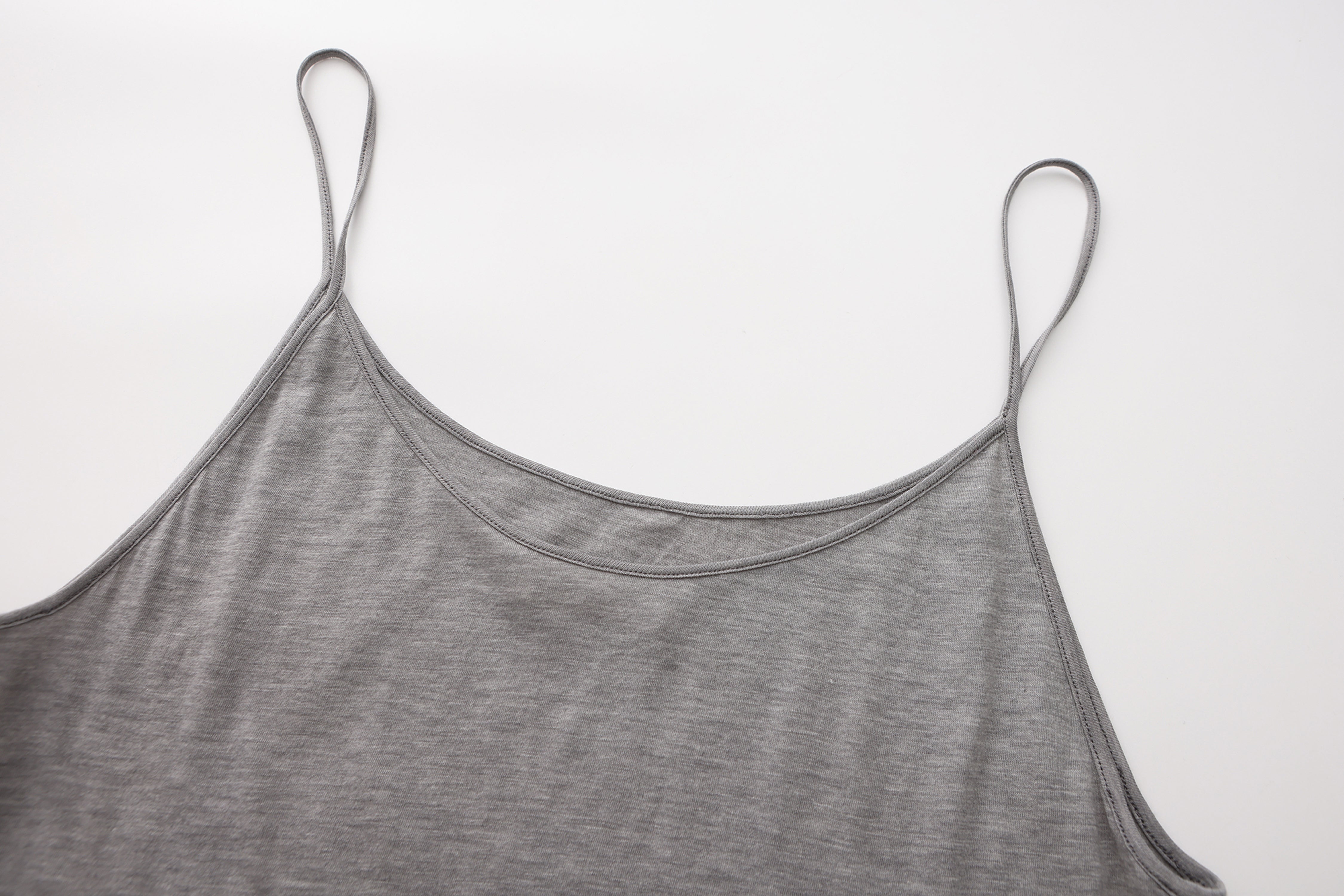 SS25 - MELANGE GRAY LOS SLIP TOP