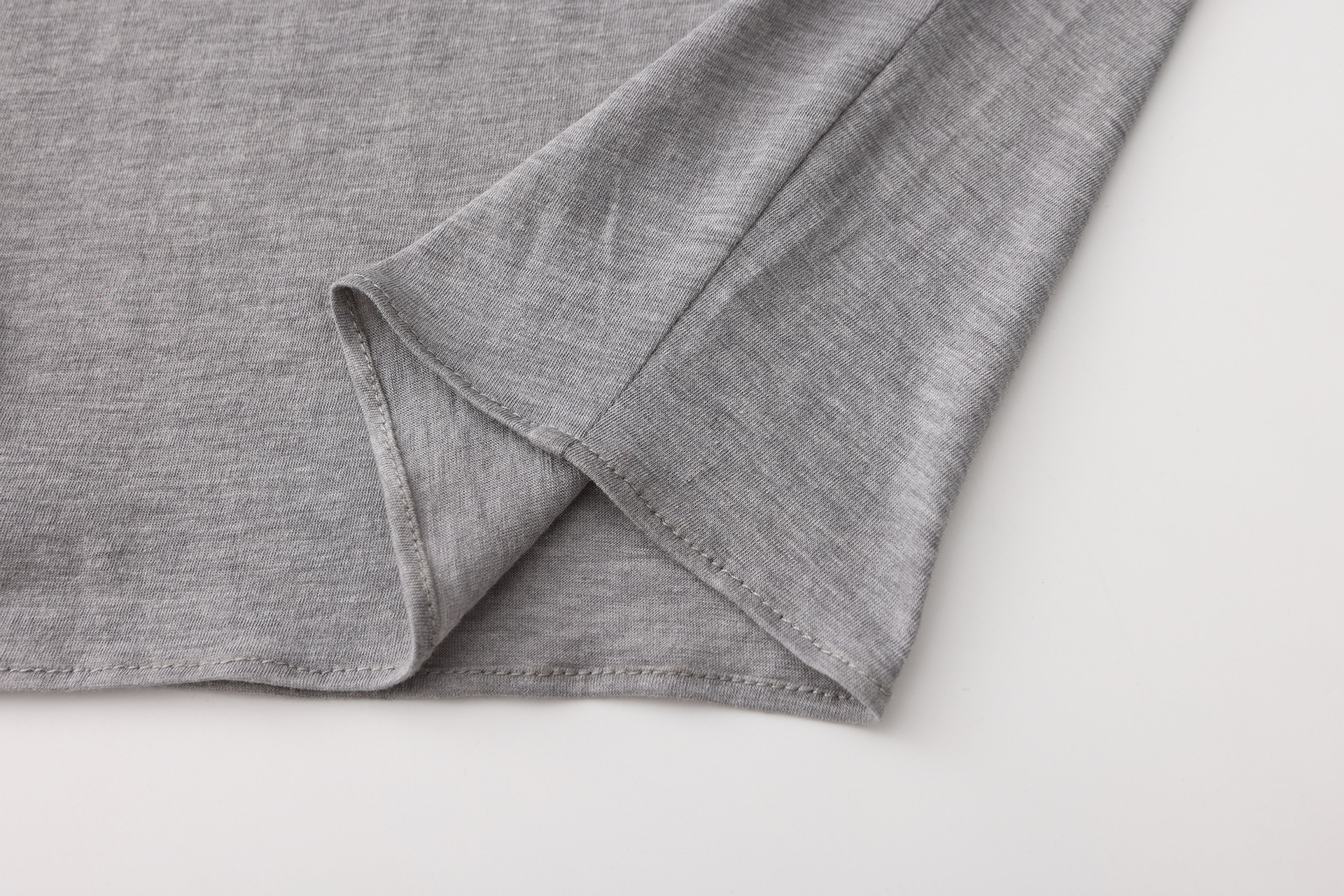 SS25 - MELANGE GRAY COCOON SKIRT