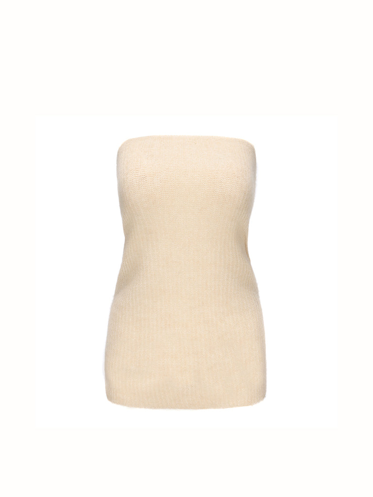 AW23 - CREAM  KNITTED CORSET