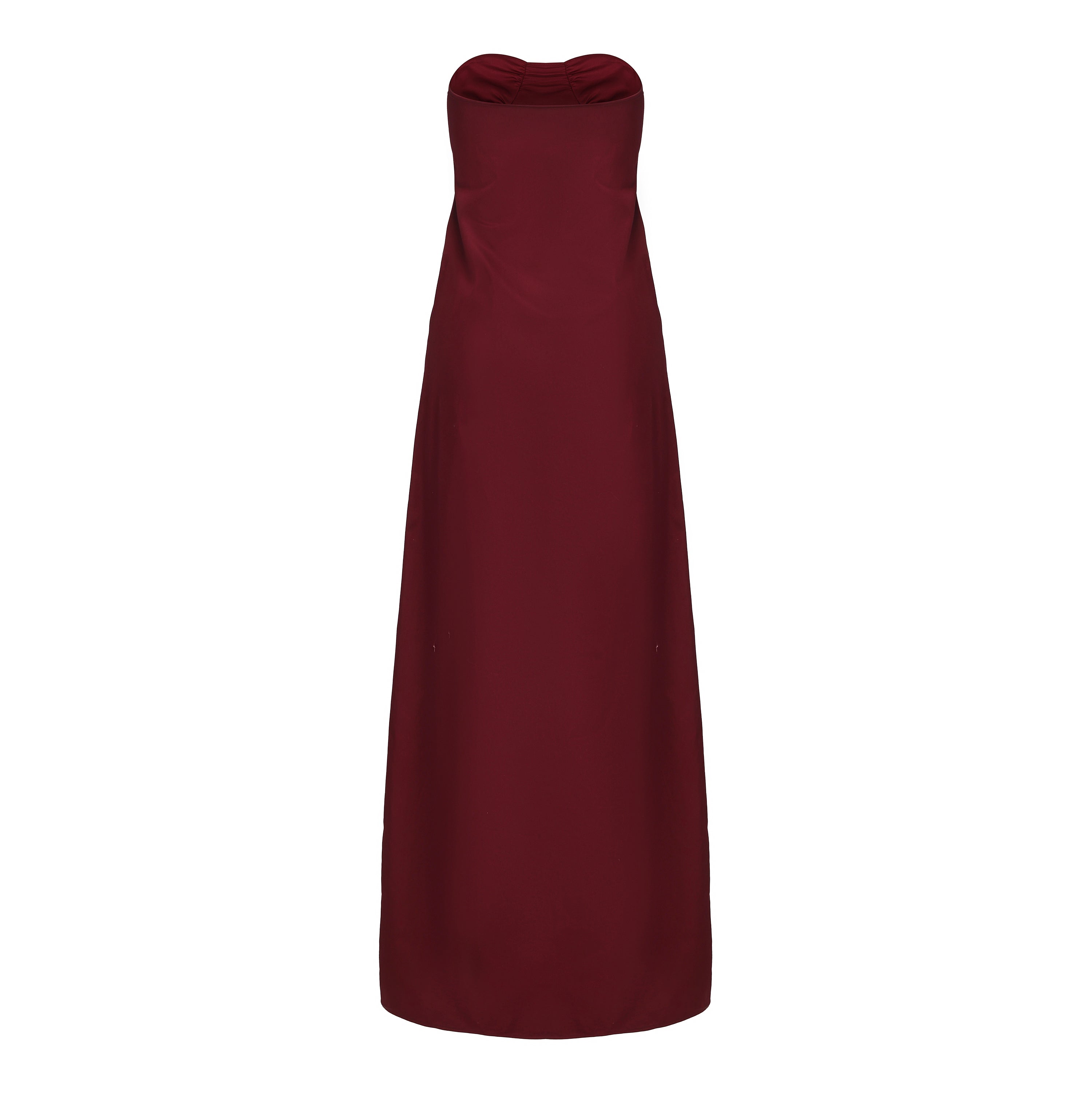 SS25 - SEQUOIA RED SHELL COCOON DRESS