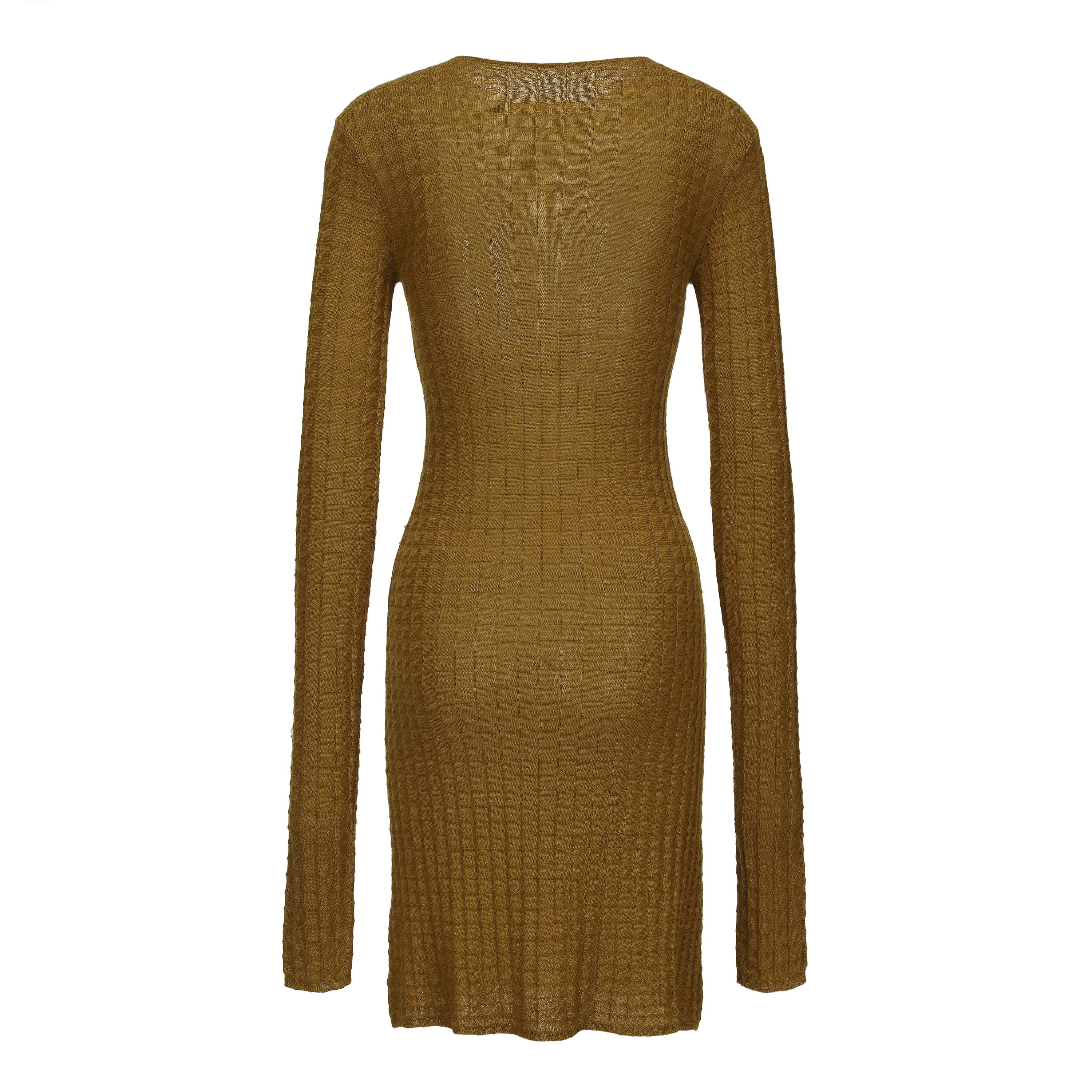 AW24 - OLIVE KNIT LIKOMA DRESS