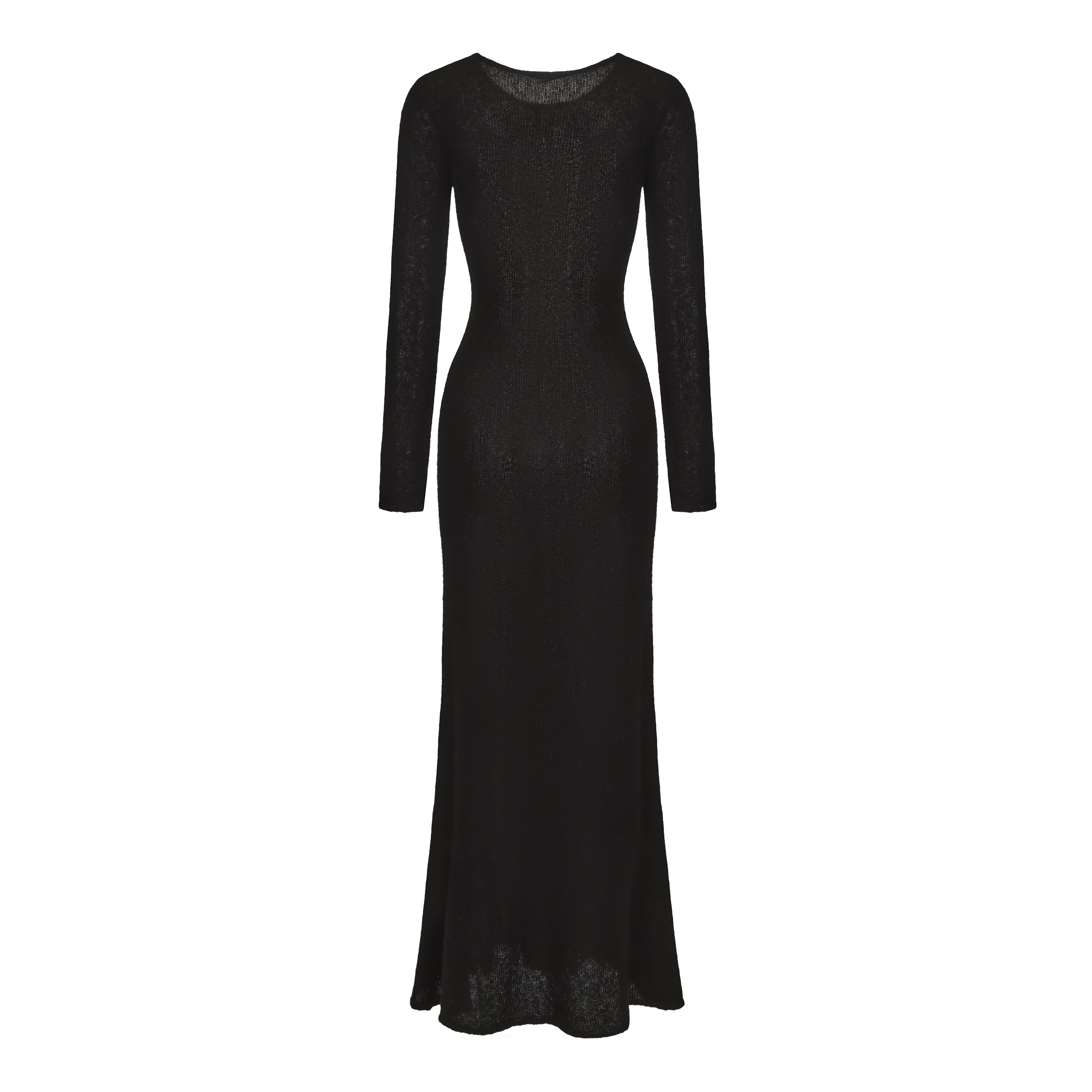 AW24 - BLACK KNIT MAJURO DRESS