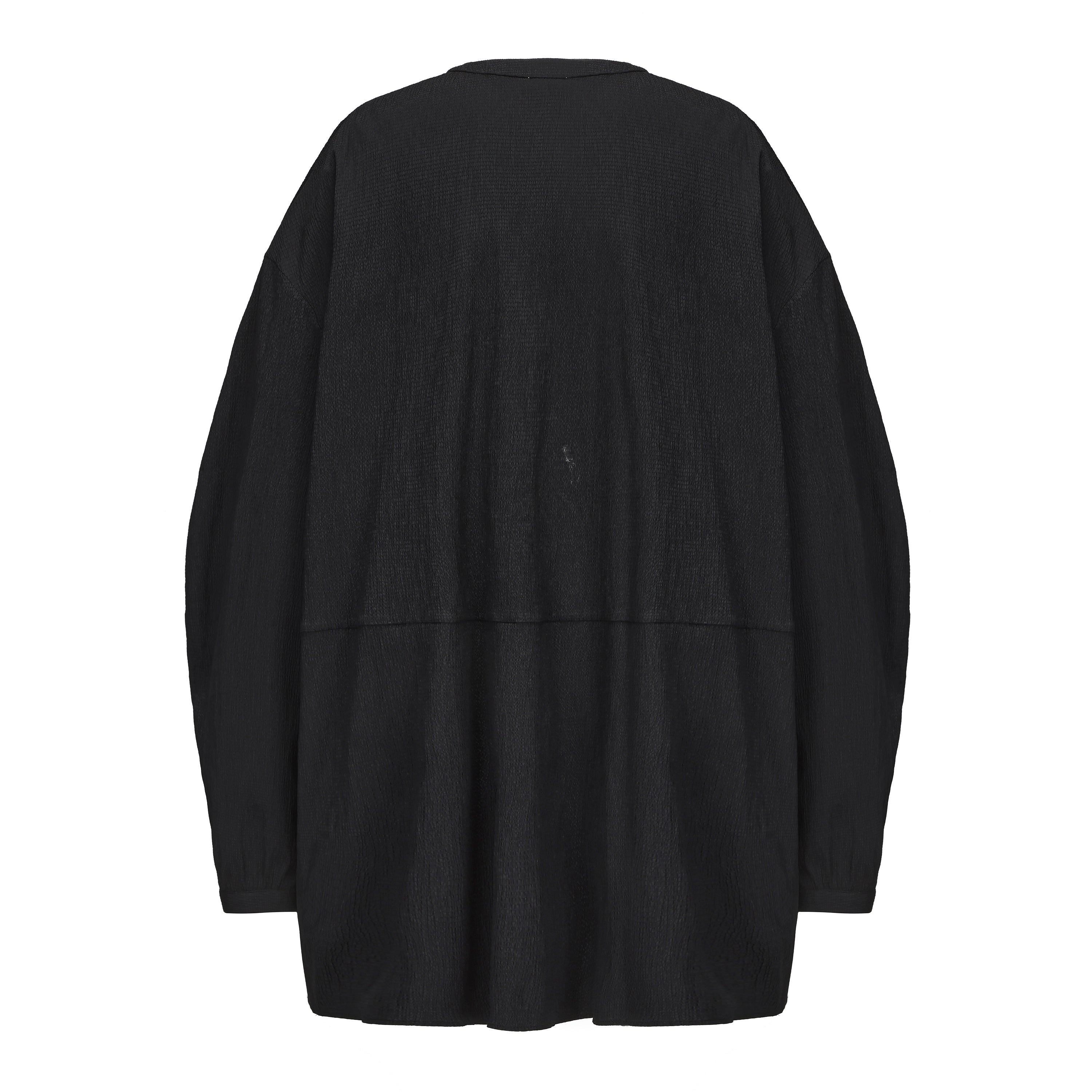 AW24 - BLACK WOLIN SHIRT