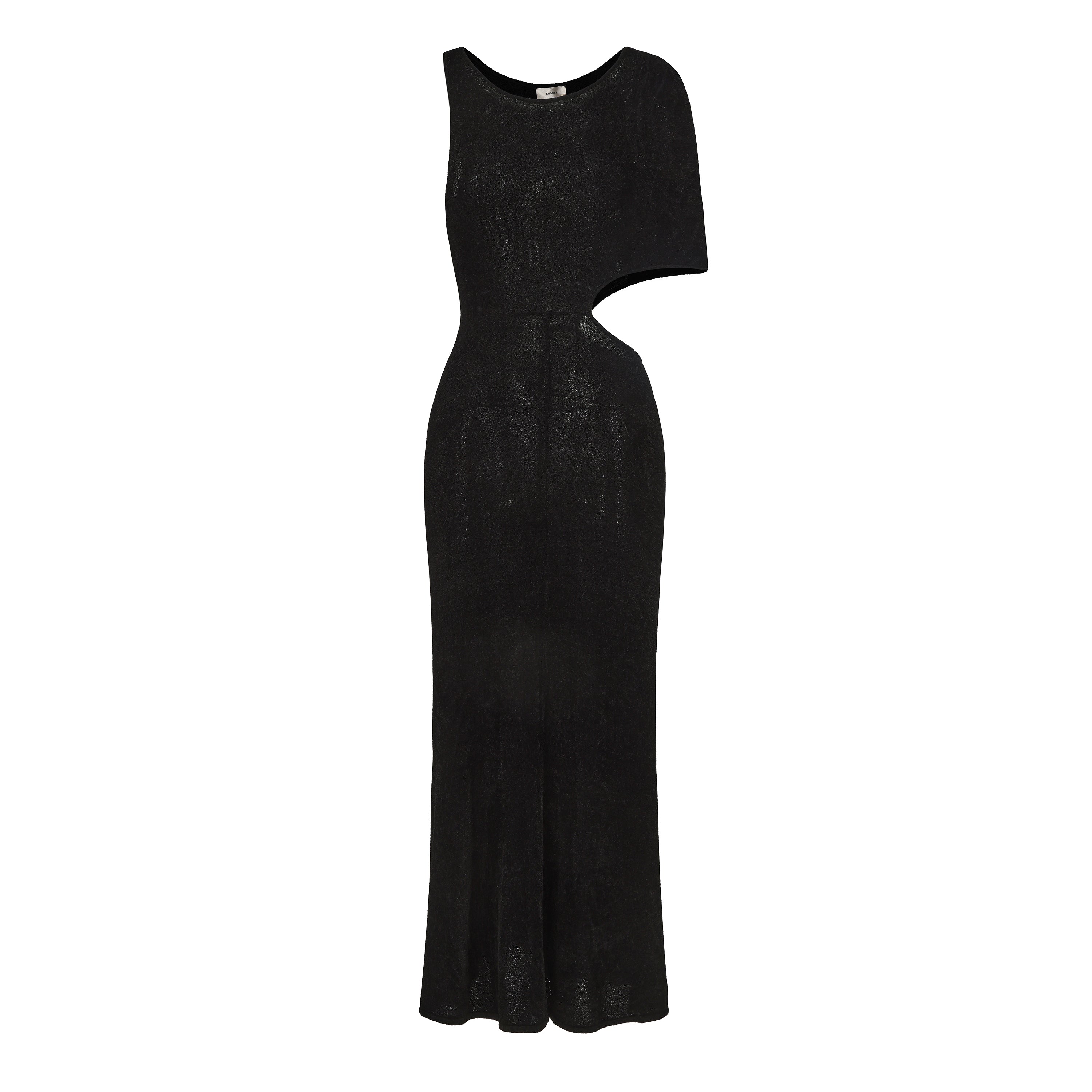 AW24 - JET BLACK KNIT TABOGA DRESS