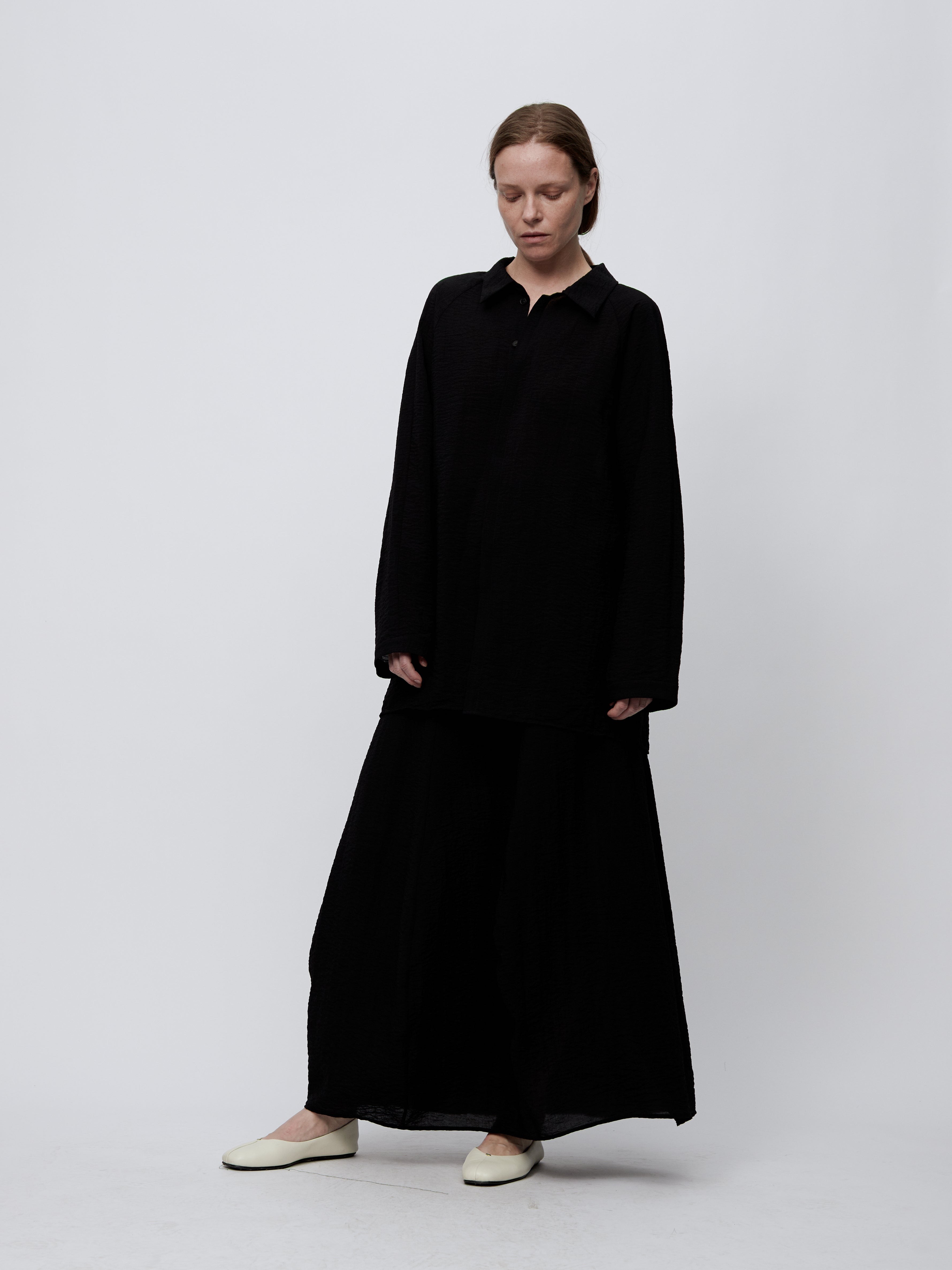 PREAW24 - BLACK COCOON SKIRT