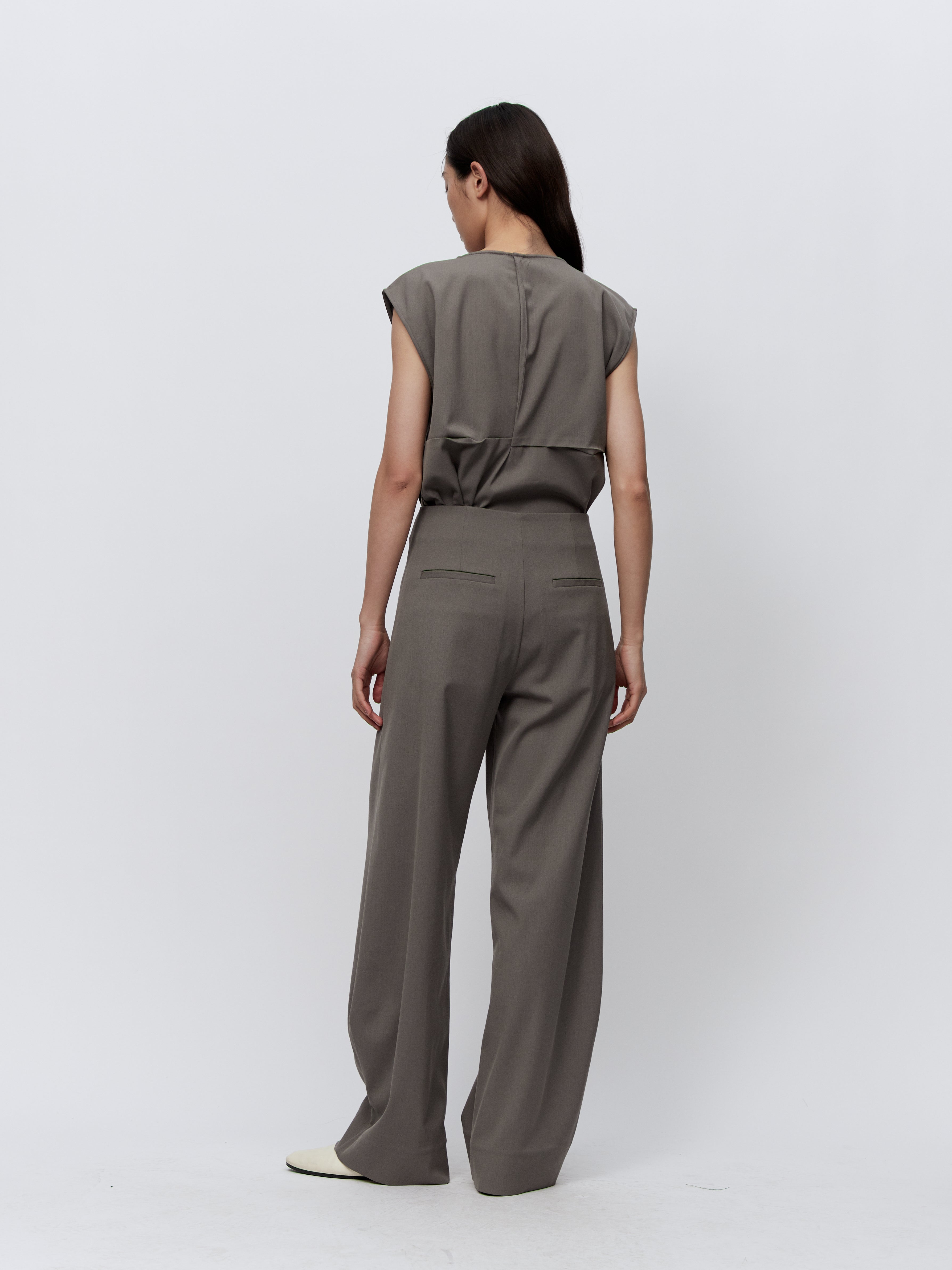 PREAW24 - GREY COCOON PANTS