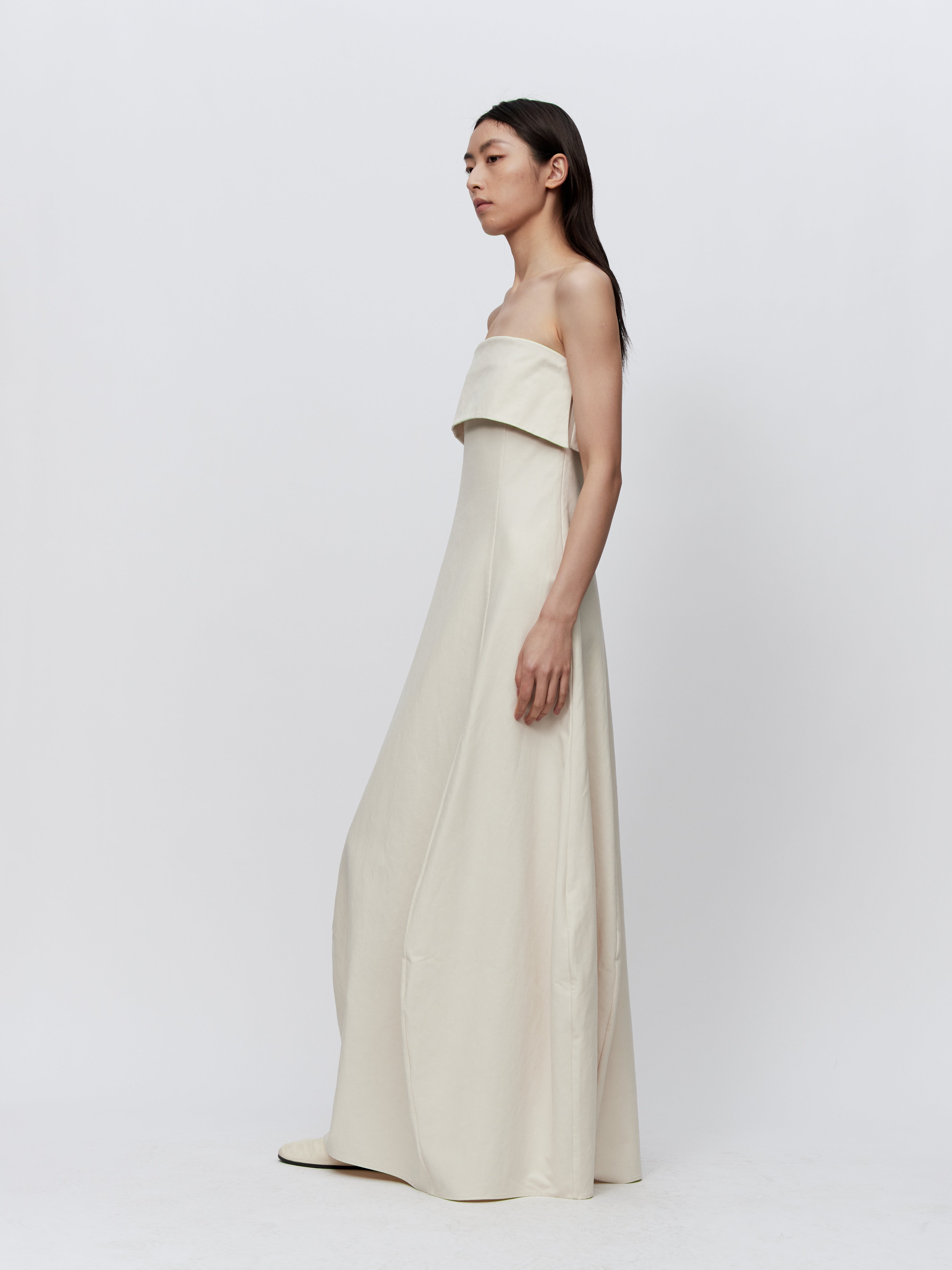 PREAW24 - IVORY HALKI DRESS