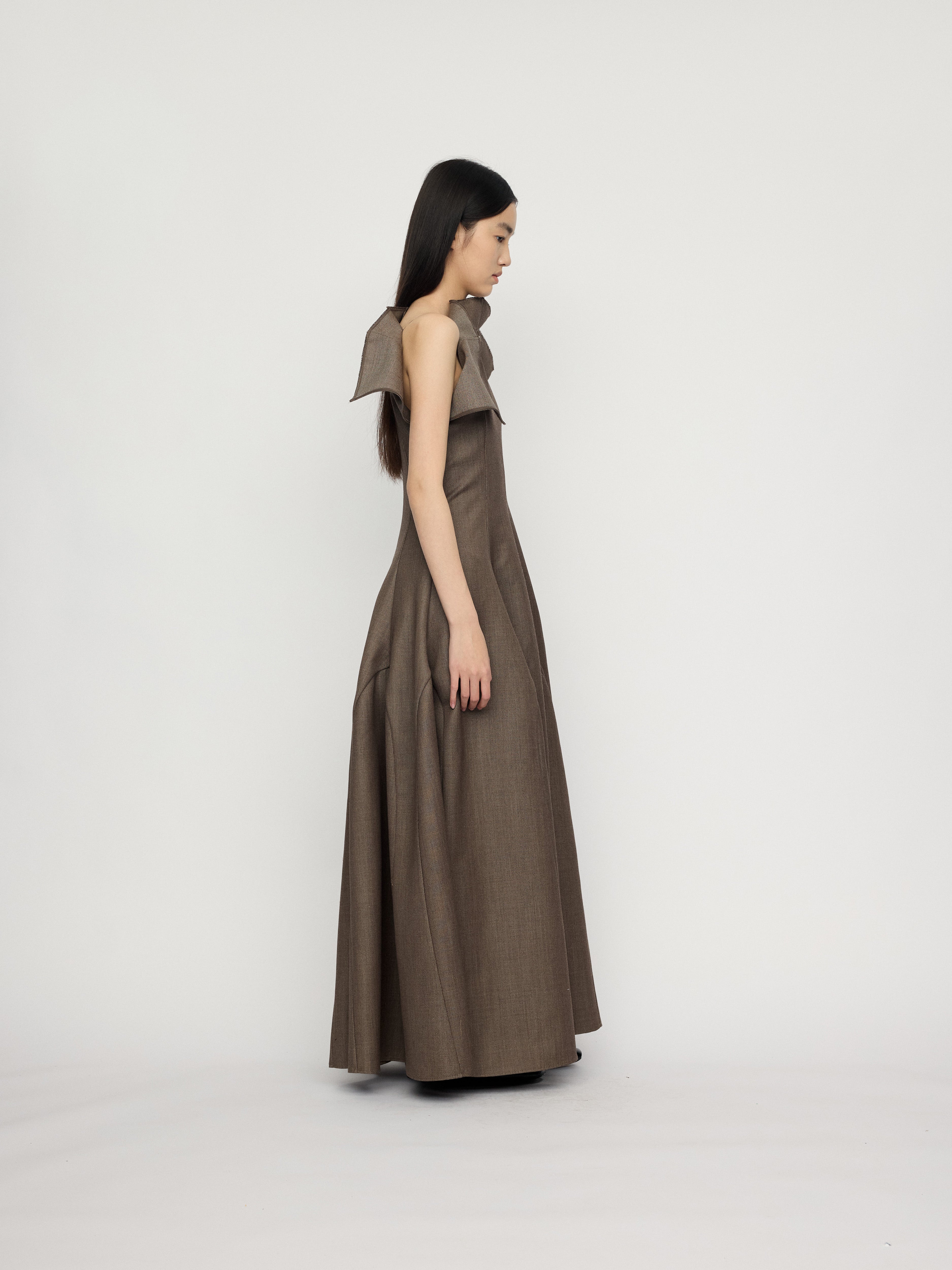 PREAW26 - ASH LIMESTONE ELARA DRESS