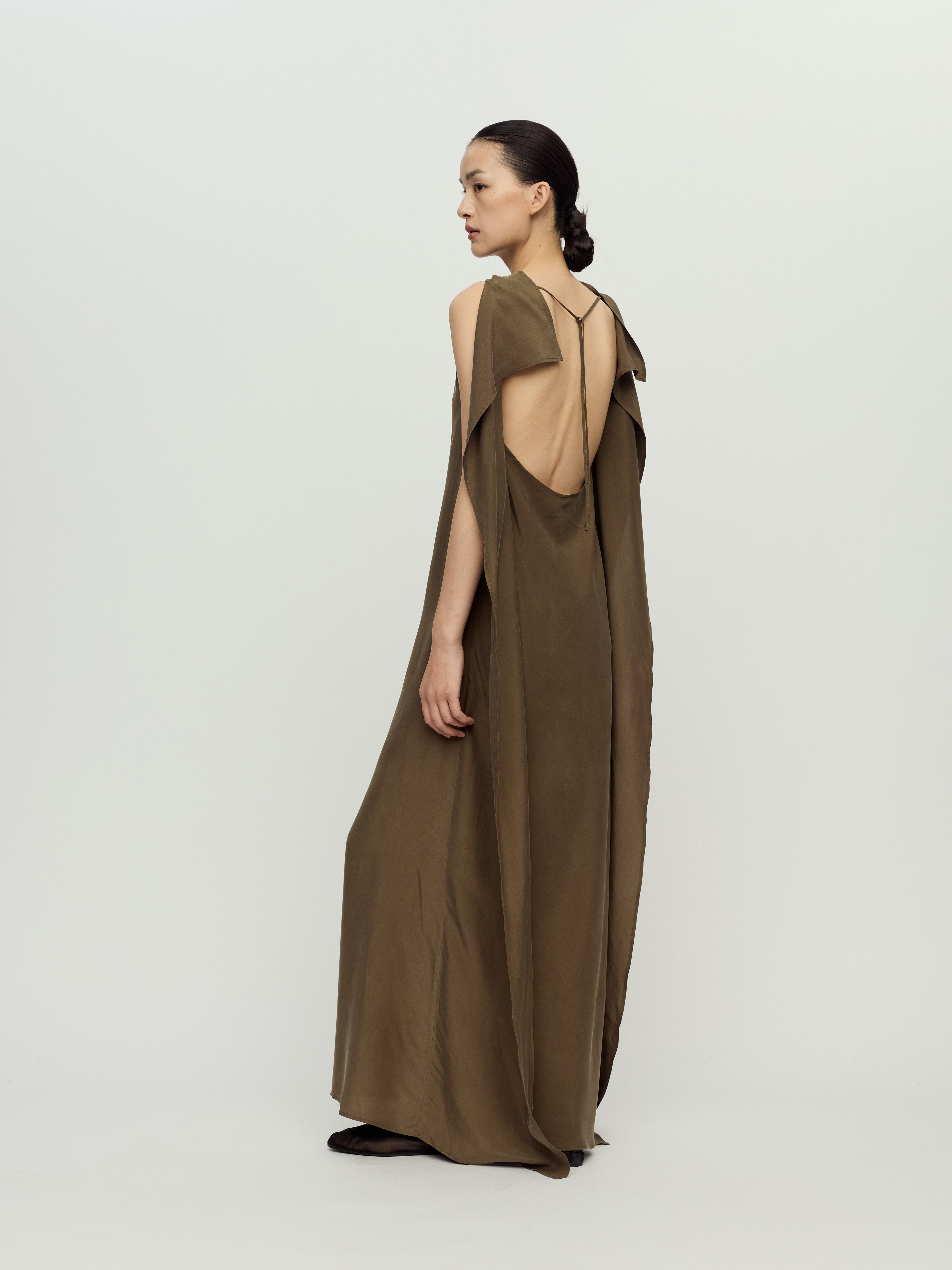 PRESS26 - OLIVE KUVA DRESS