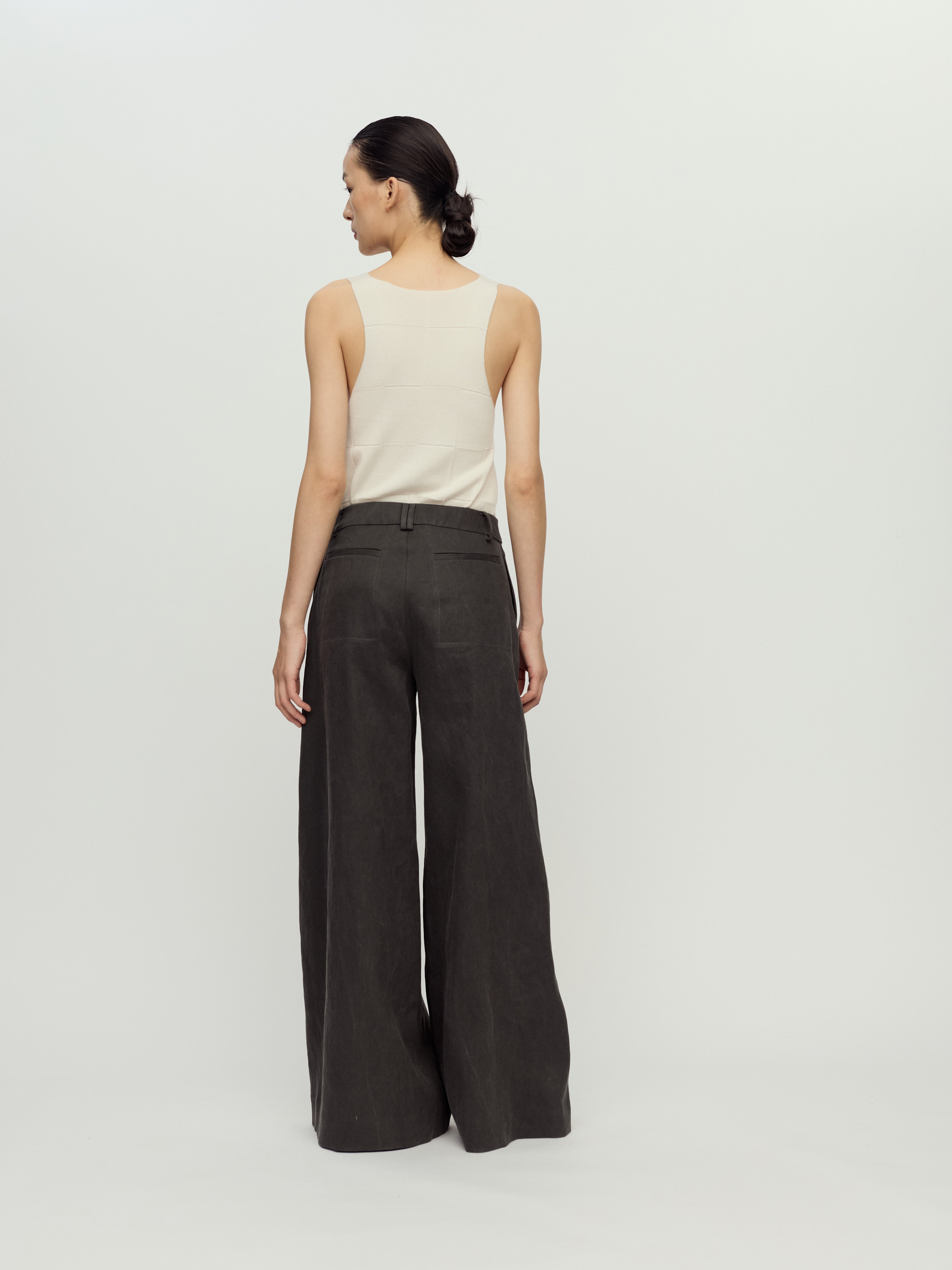 PRESS26 - GRAPHITE DIAGNAL PANTS
