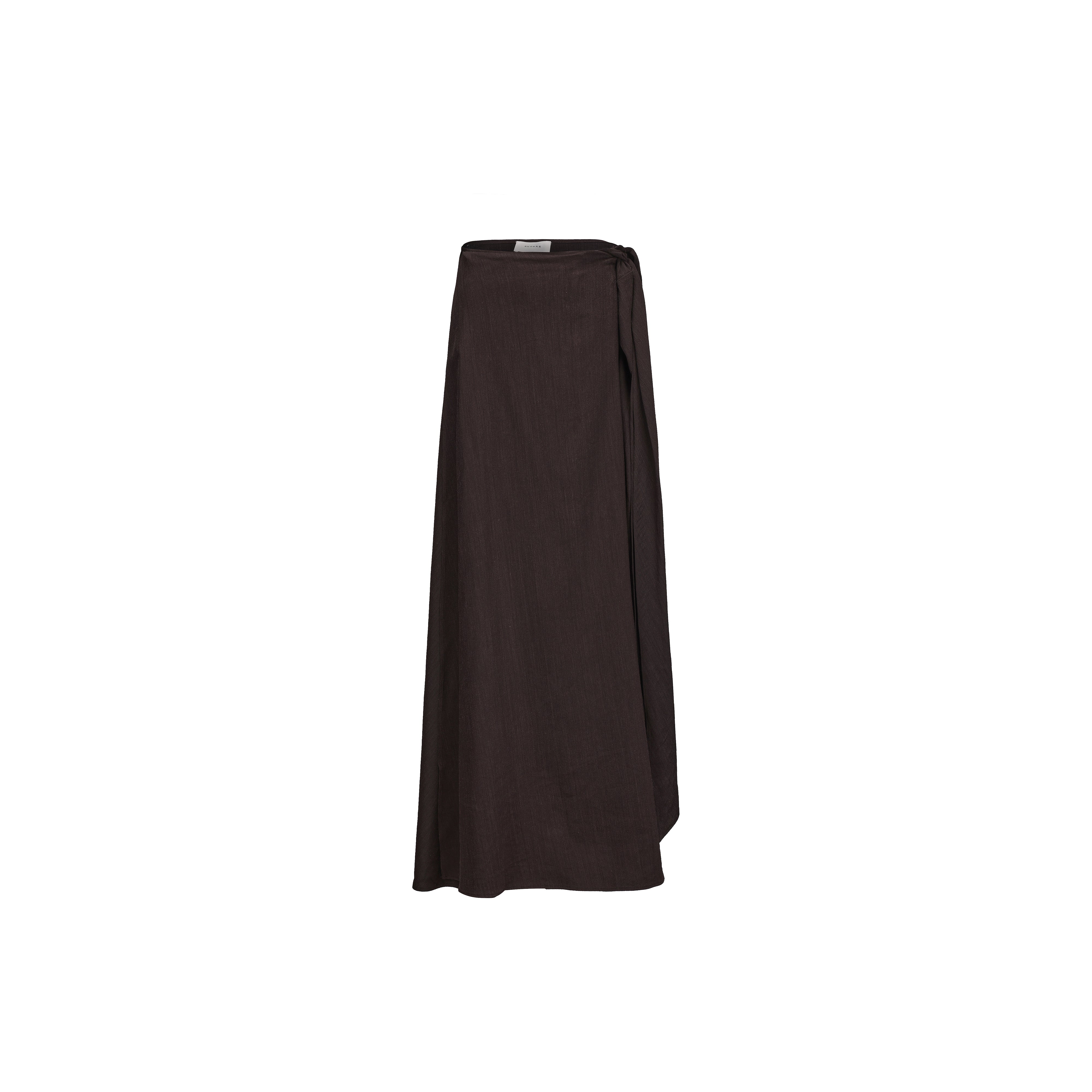 PRESS26 - EBONY TULA WRAP SKIRT