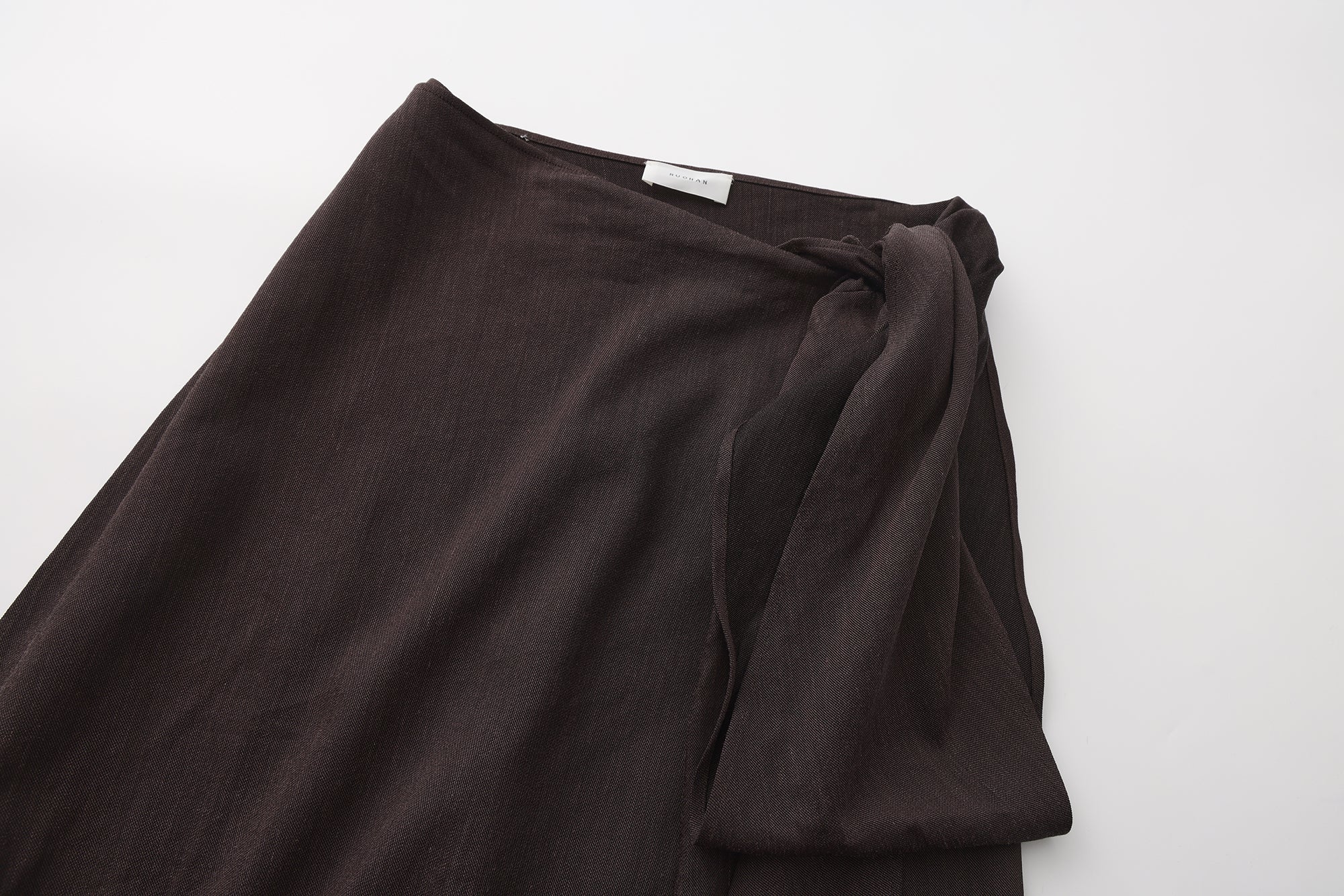 PRESS26 - EBONY TULA WRAP SKIRT
