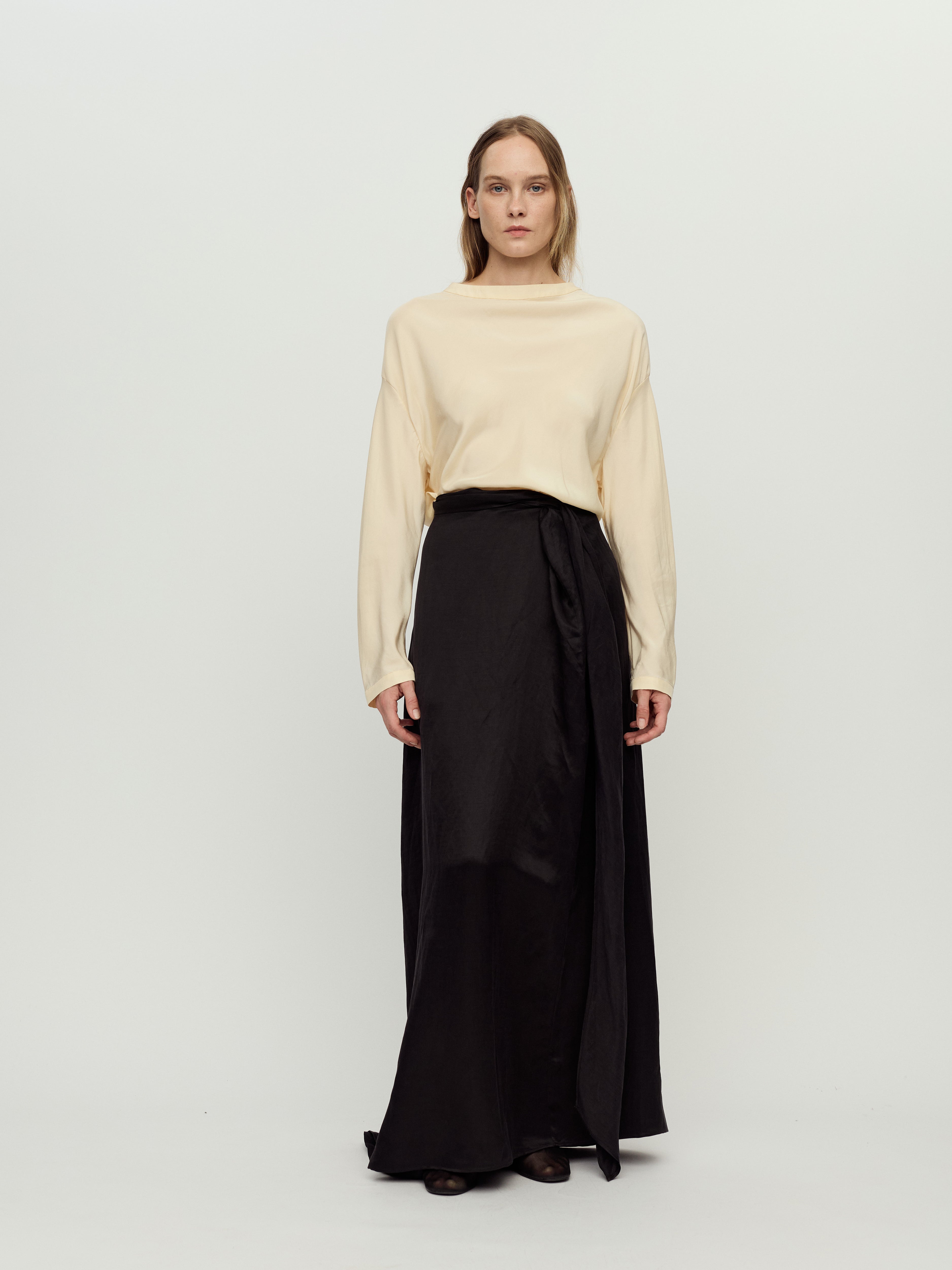 PRESS26 - ONYX TULA WRAP SKIRT