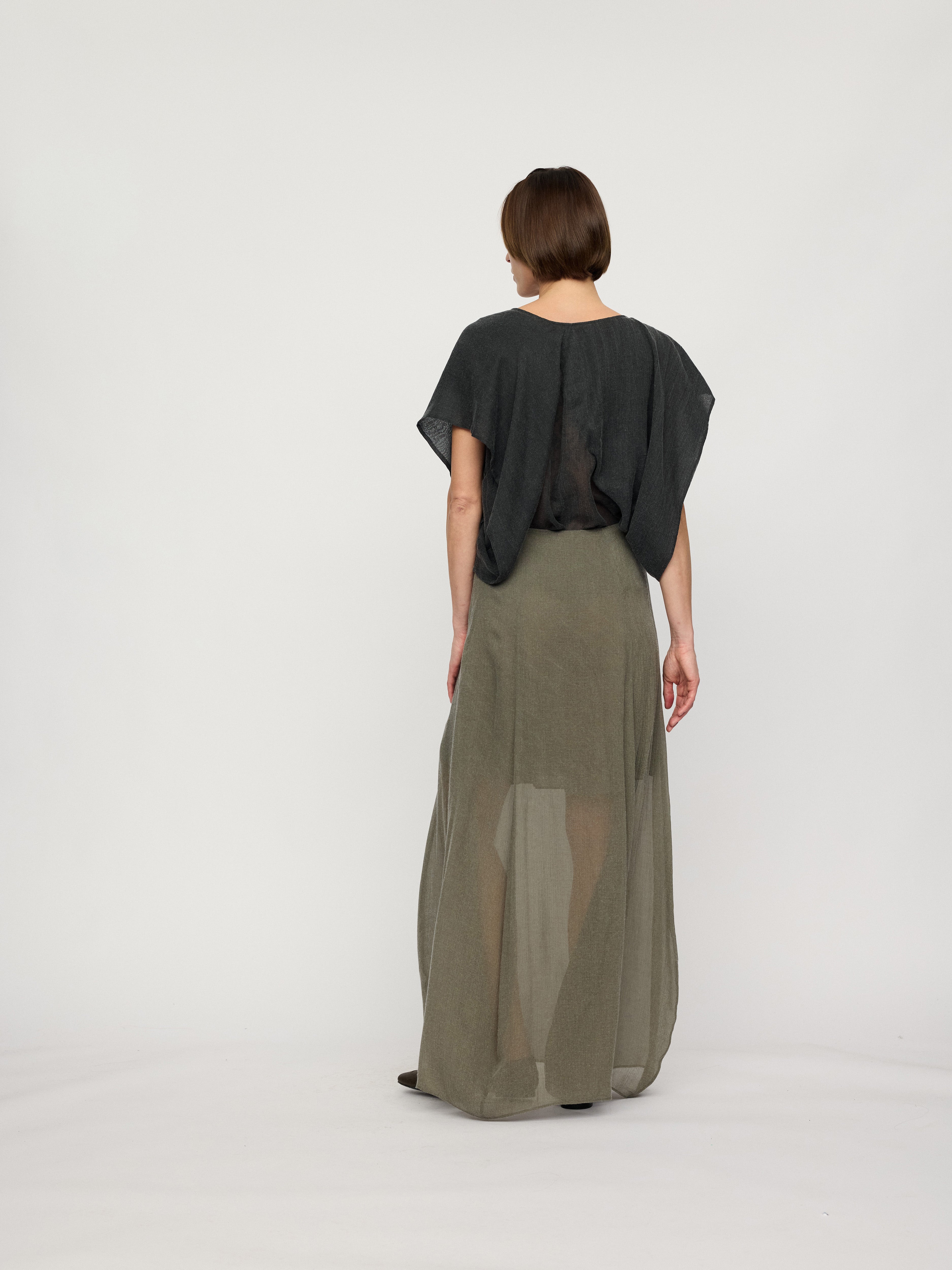 PREAW26 - GEDRITE COCOON SKIRT