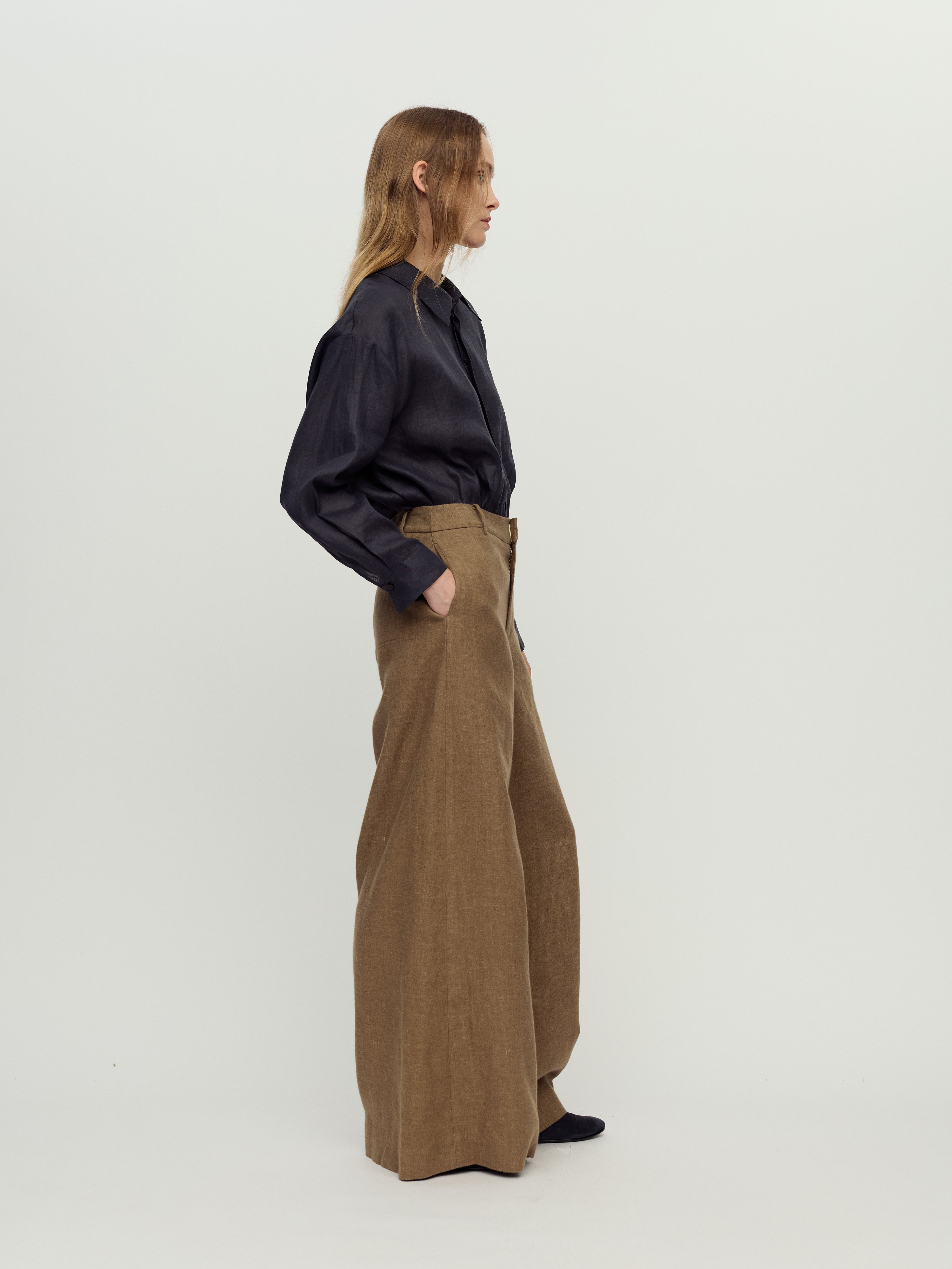 PRESS26 - ELM DIAGNAL PANTS