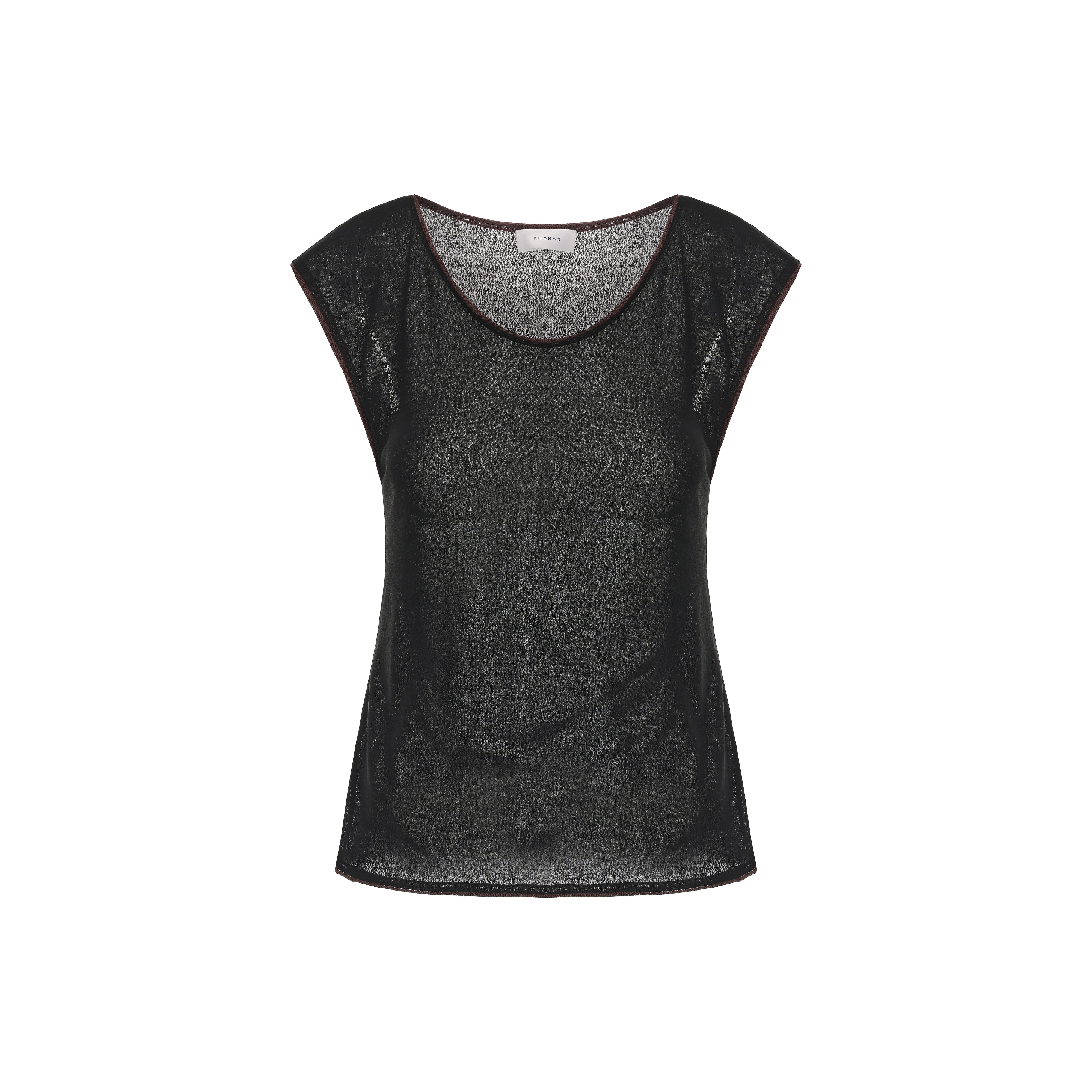 PRESS26 - CHARCOAL YORA TOP