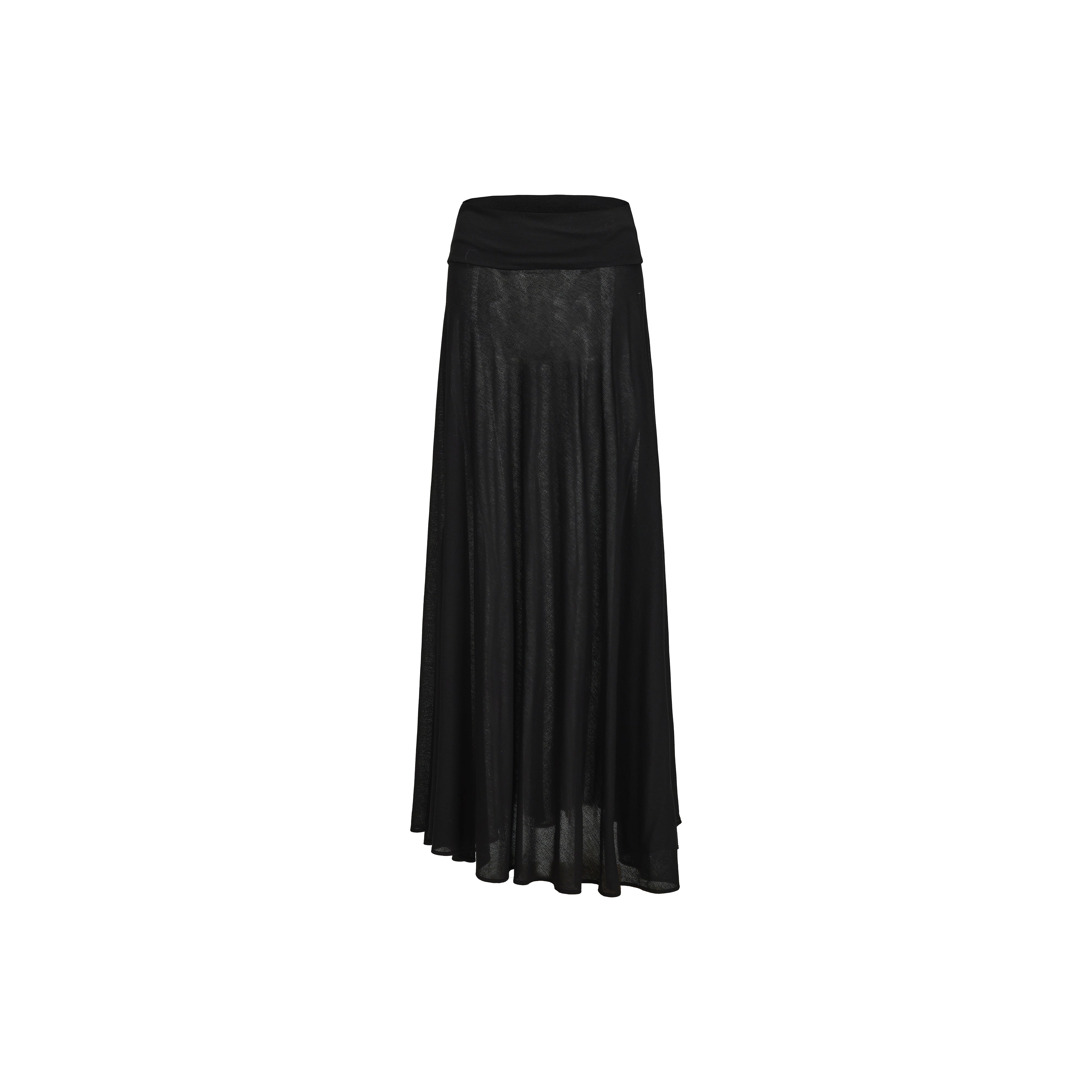 PRESS26 - CHARCOAL HOMA SKIRT