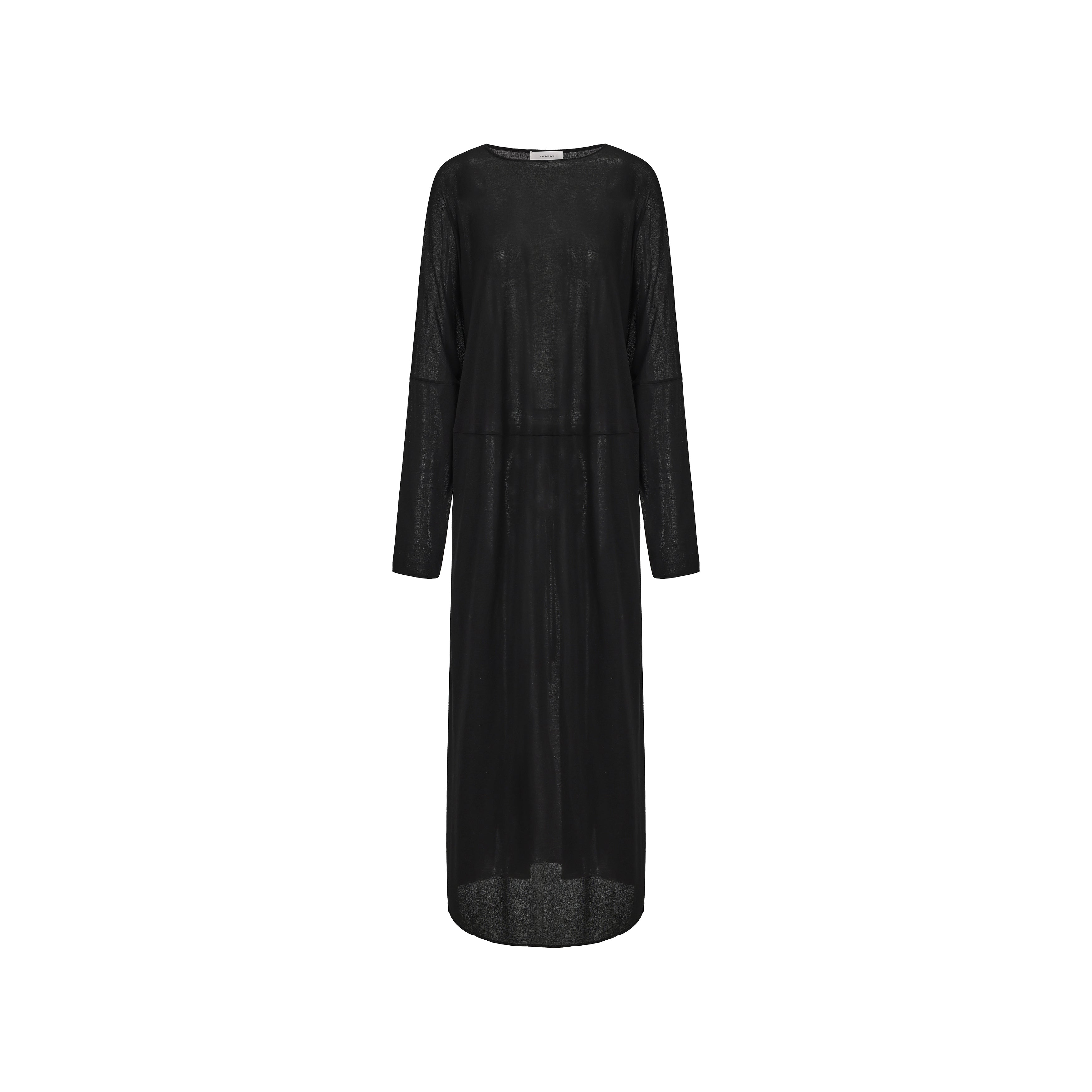 PRESS26 - CHARCOAL SOMA DRESS