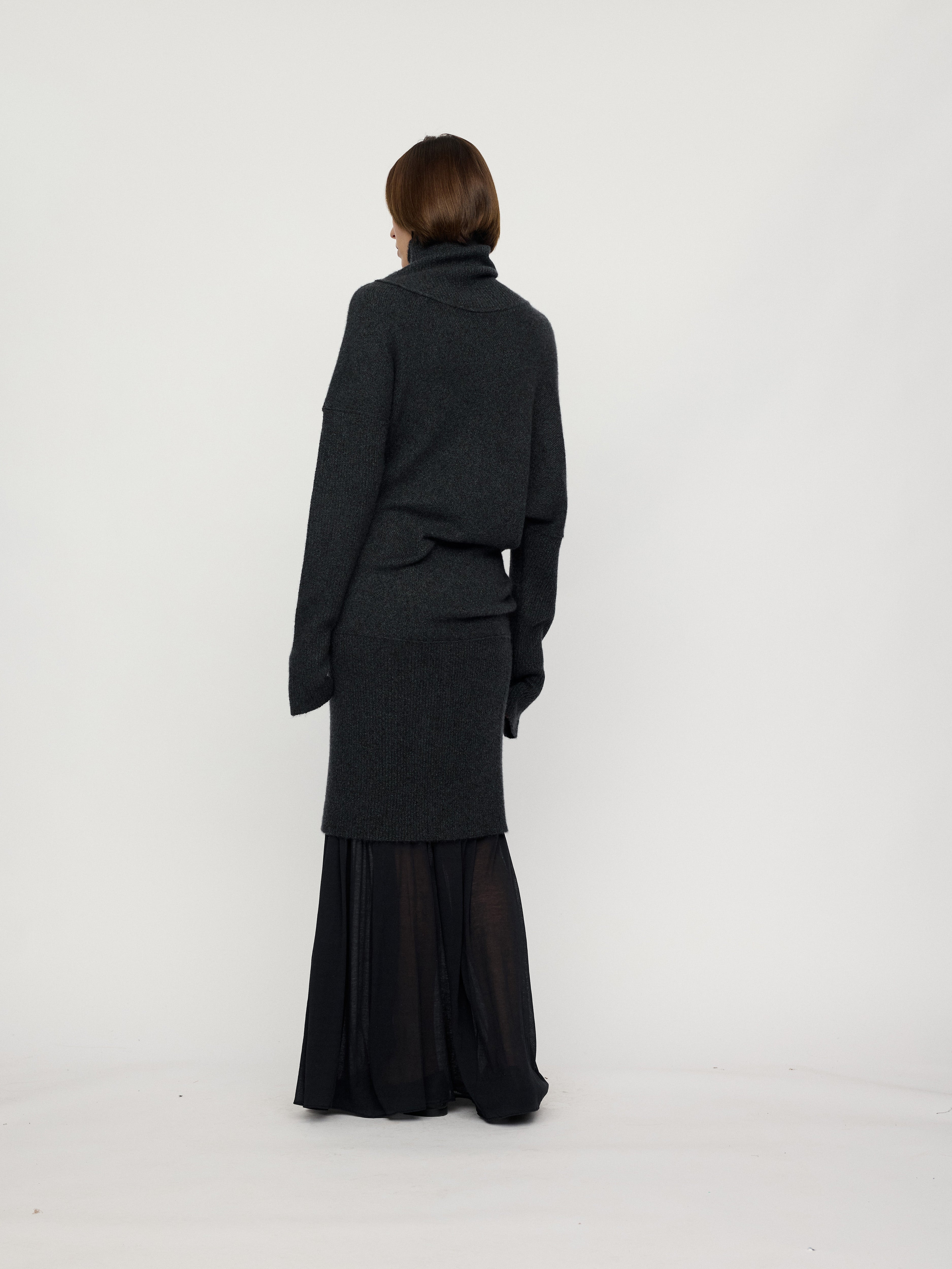 PREAW26 - LAVA BLACK ELVA DRESS