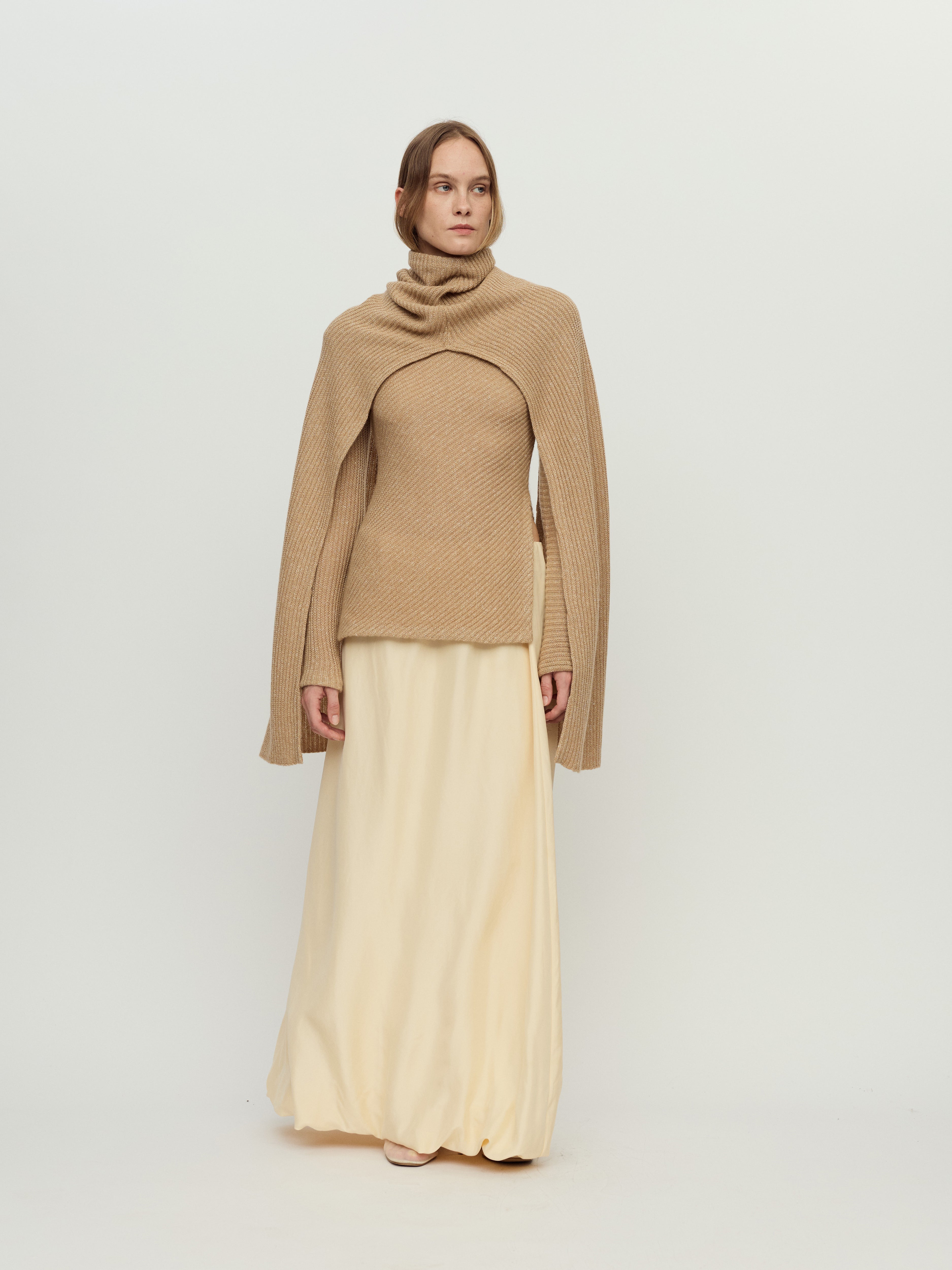 PRESS26 - LATTE ELIS SCARF