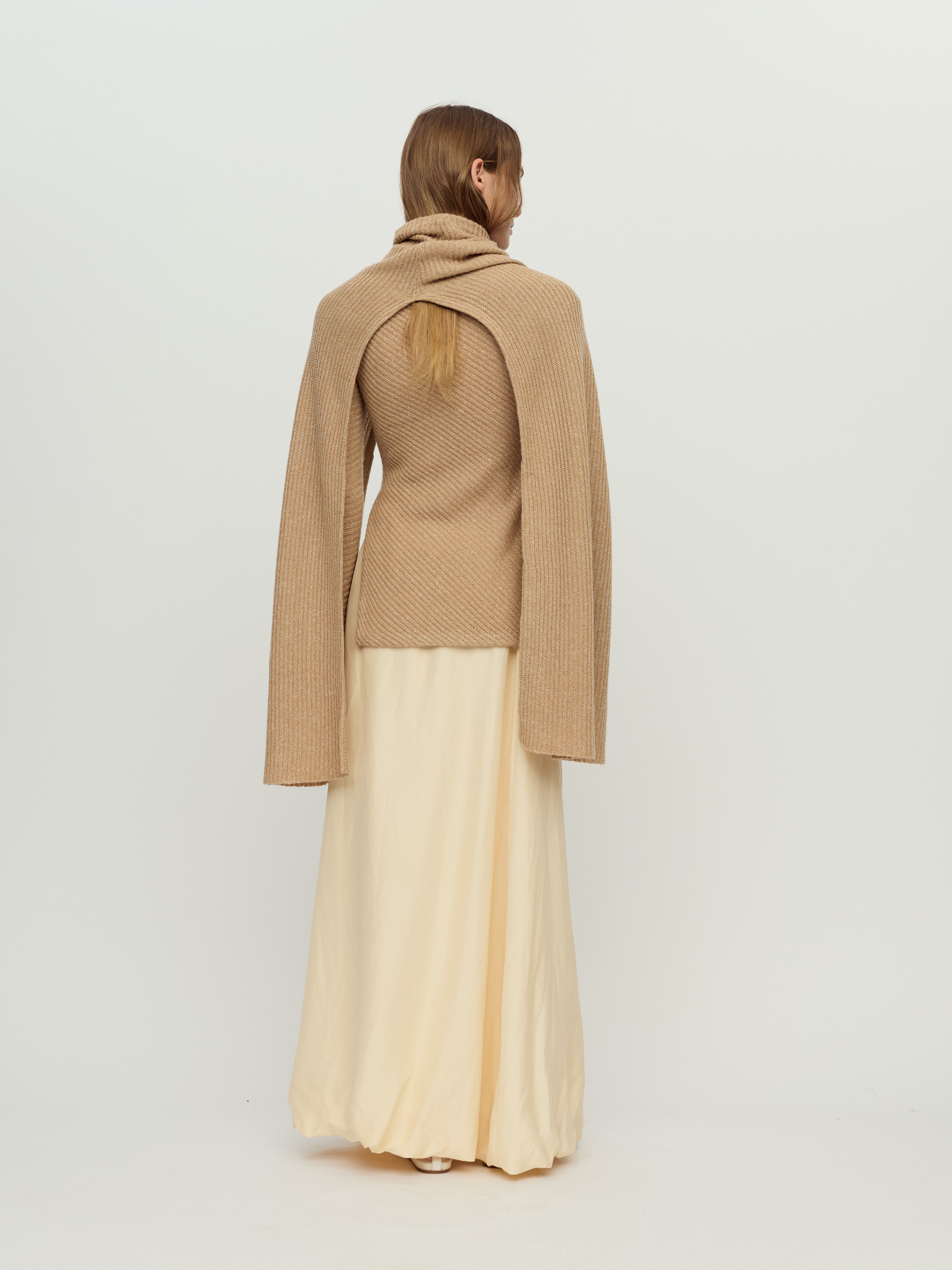 PRESS26 - LATTE ELIS SCARF