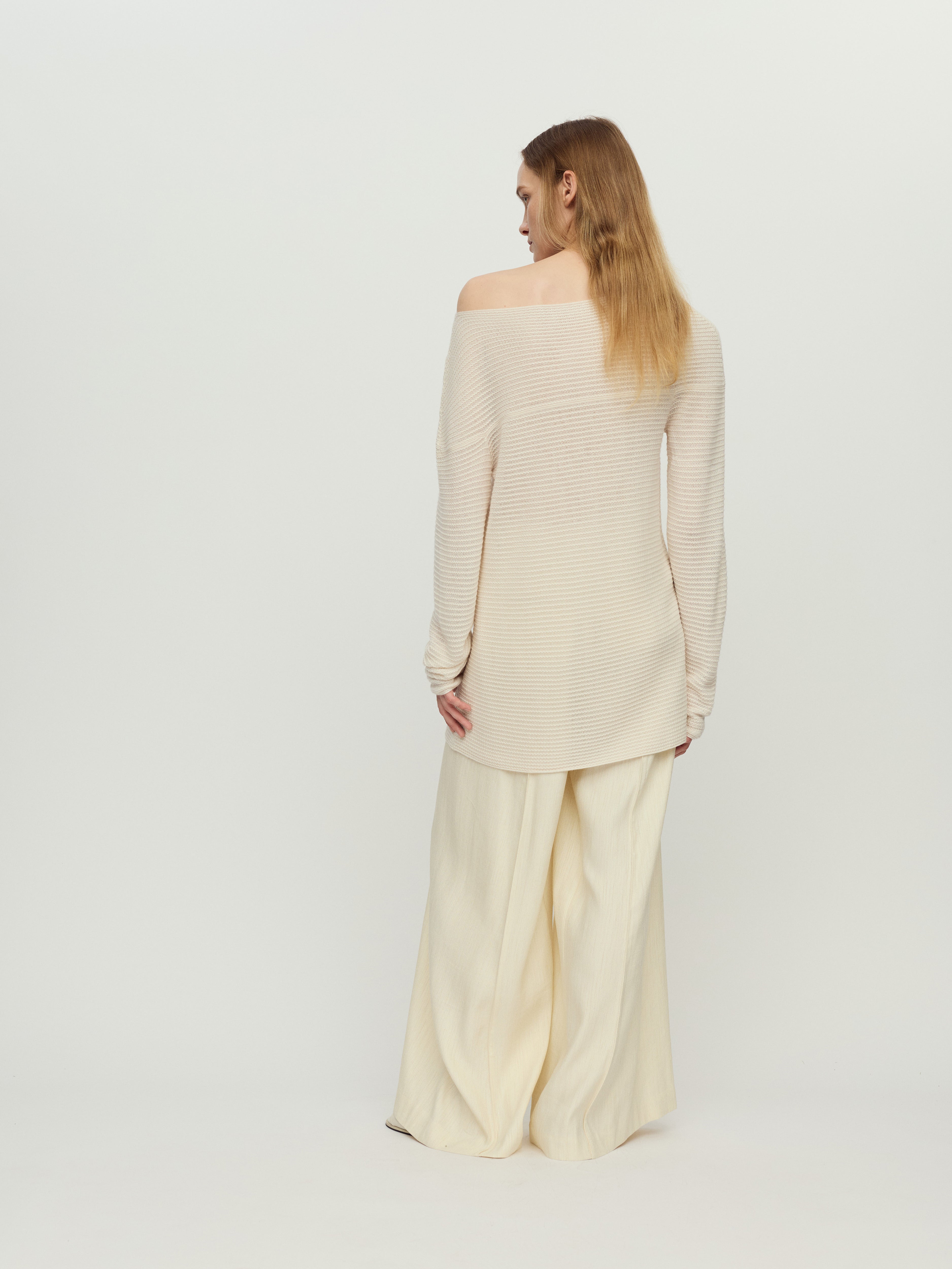 PRESS26 - IVORY LOUNGE TOP