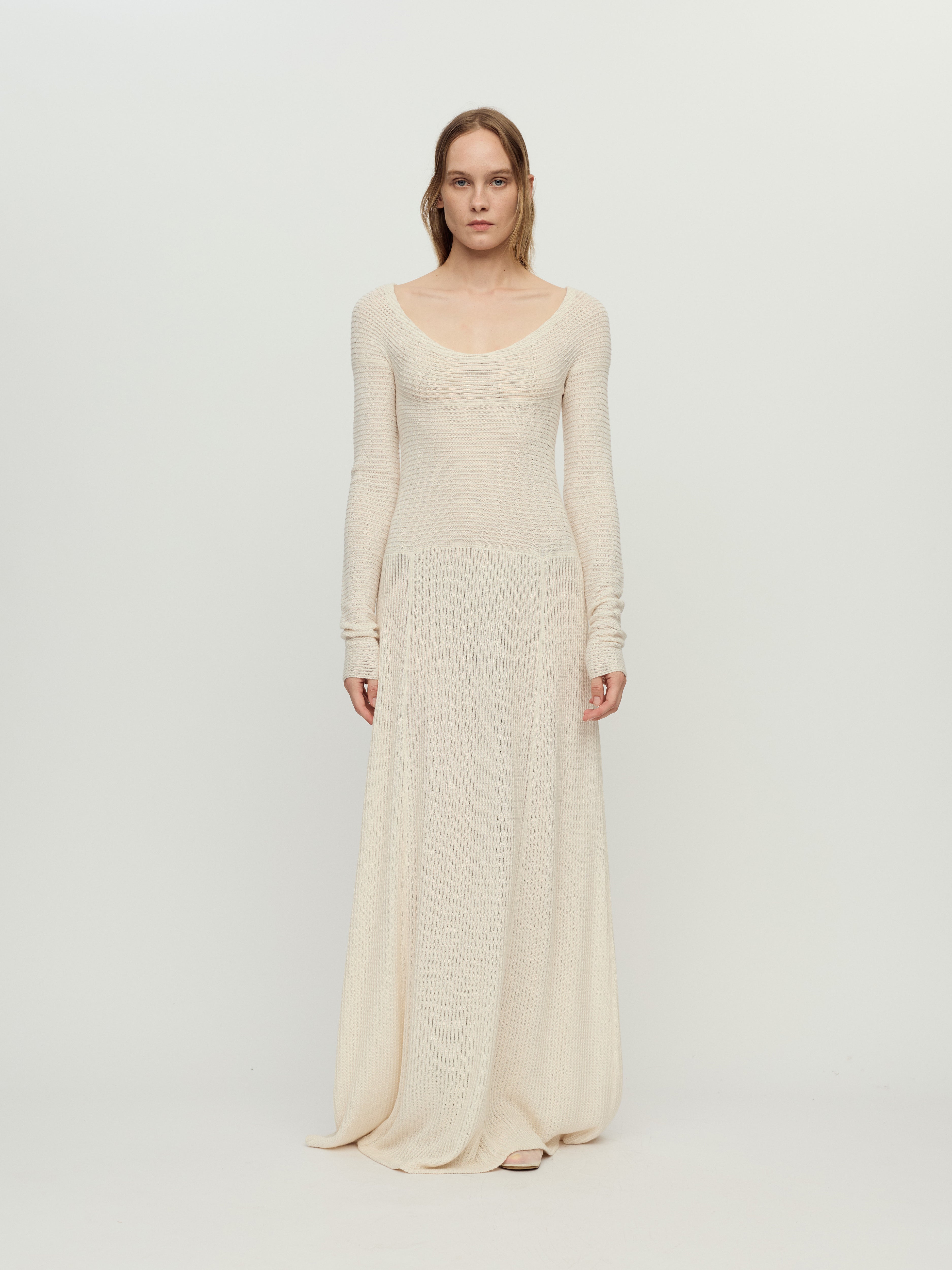 PRESS26 - IVORY SELA DRESS