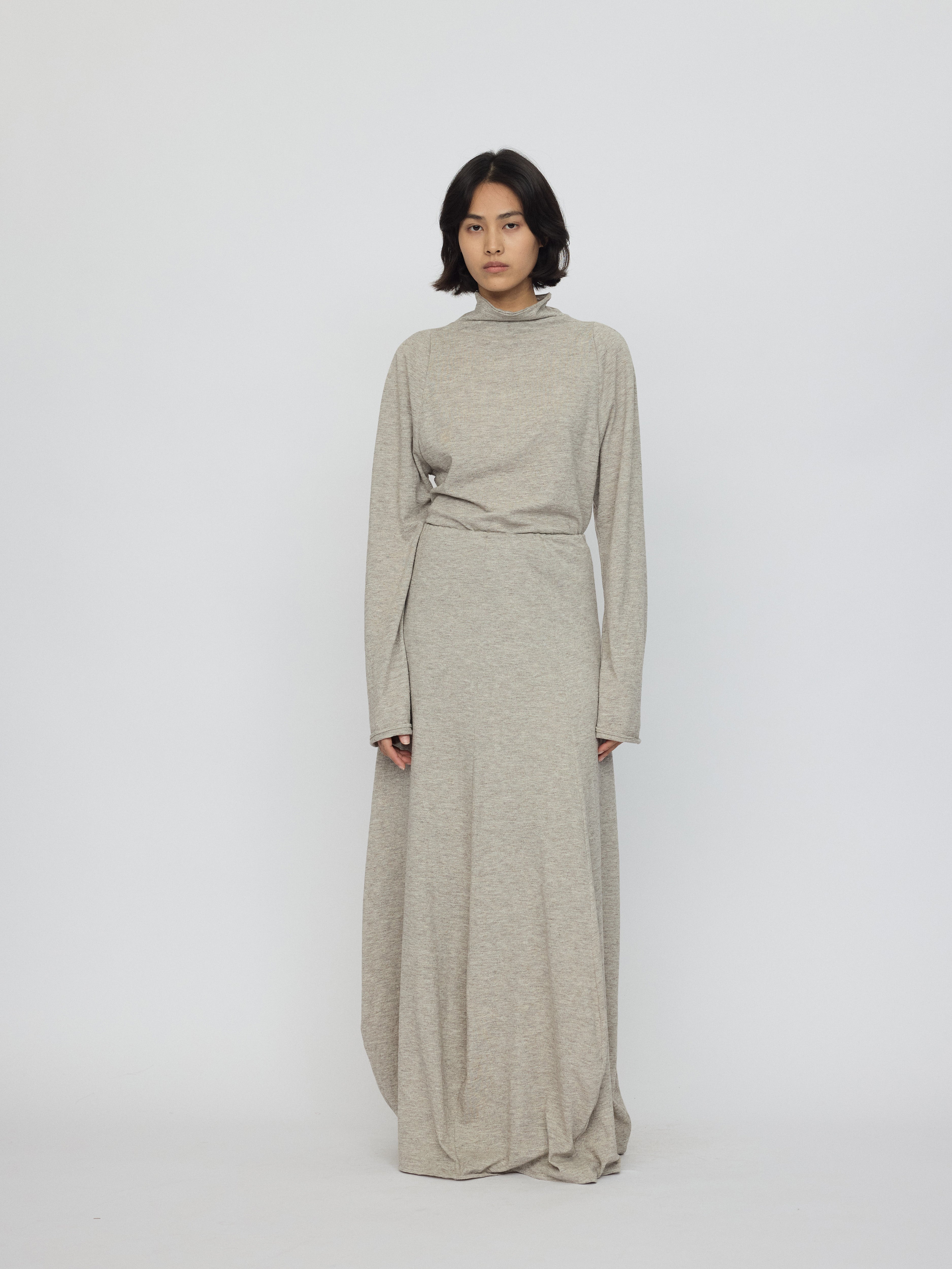 AW26 - ECRU COCOON SKIRT