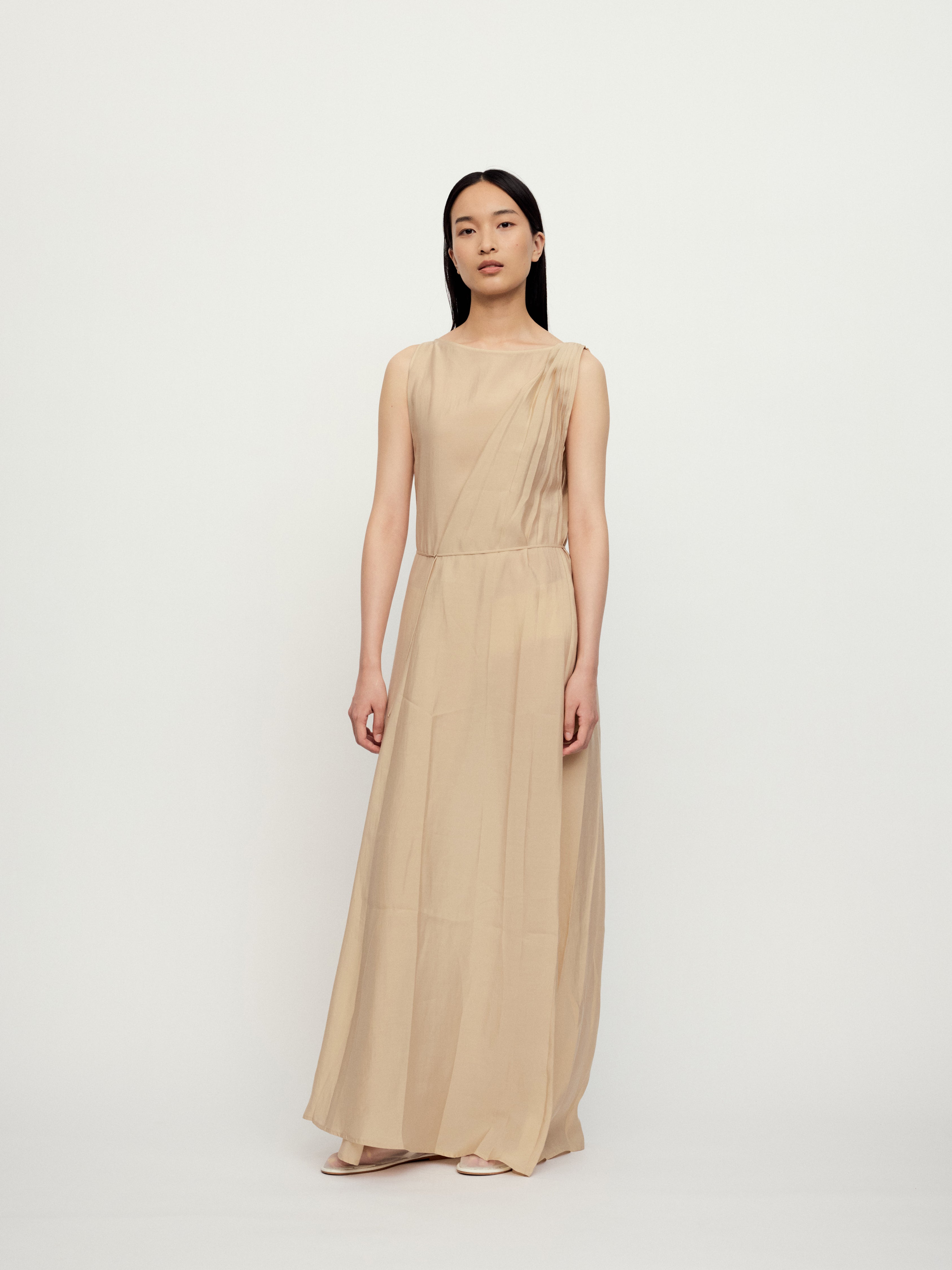 SS25 - LIGHT CAMEL GOTO DRESS