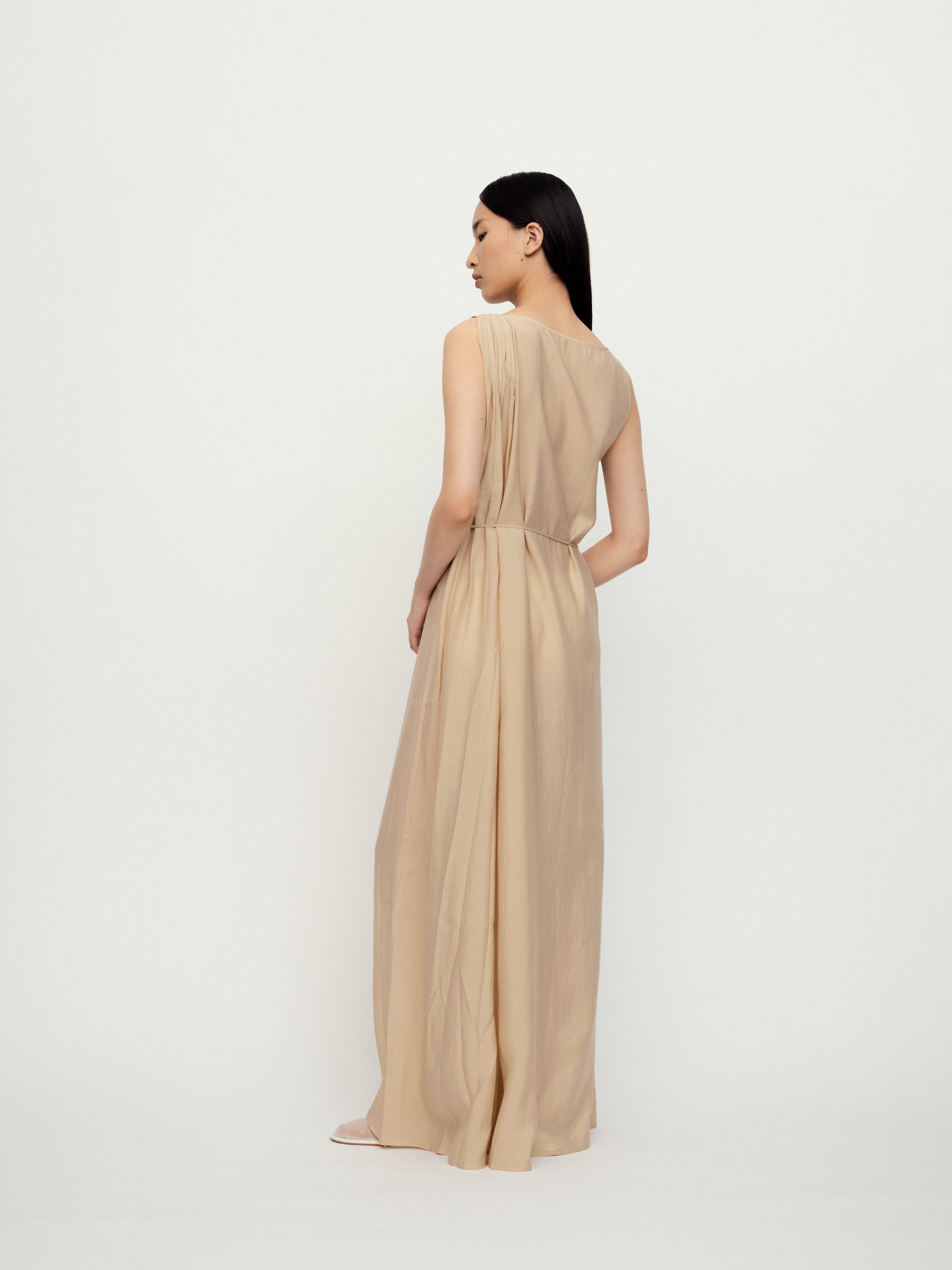 SS25 - LIGHT CAMEL GOTO DRESS