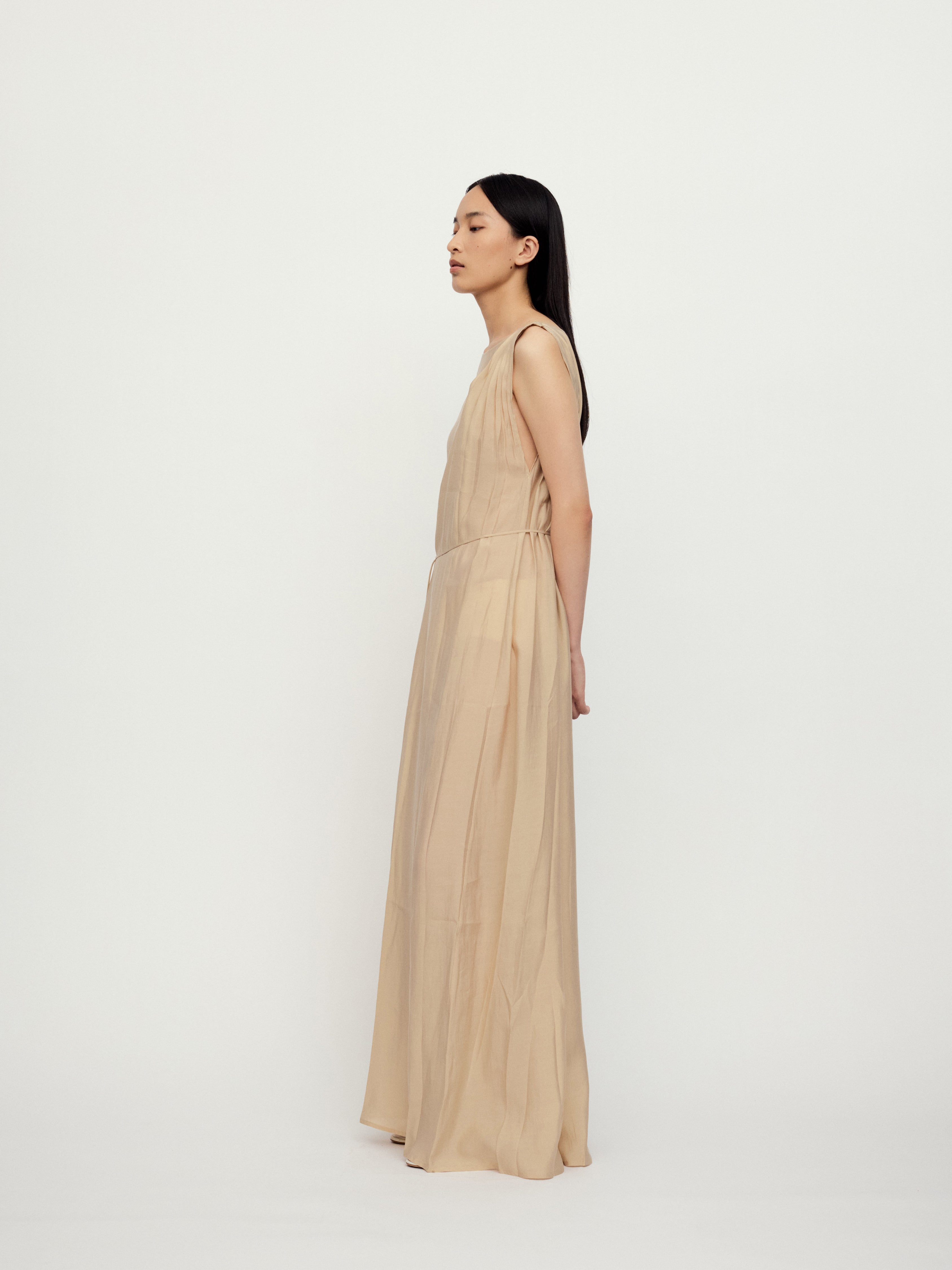 SS25 - LIGHT CAMEL GOTO DRESS