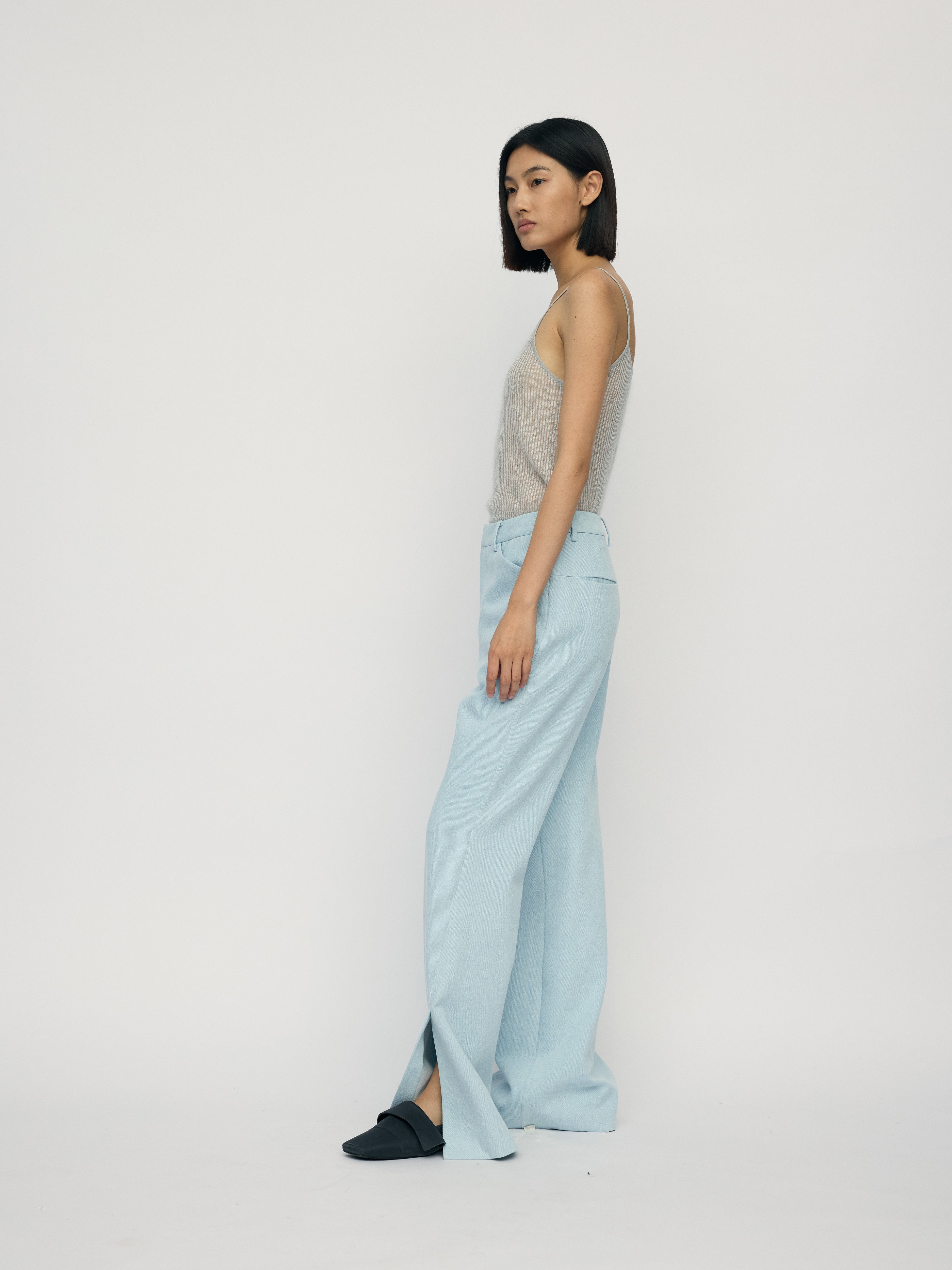 SS26 - 4PM BLUE LANZ TROUSERS