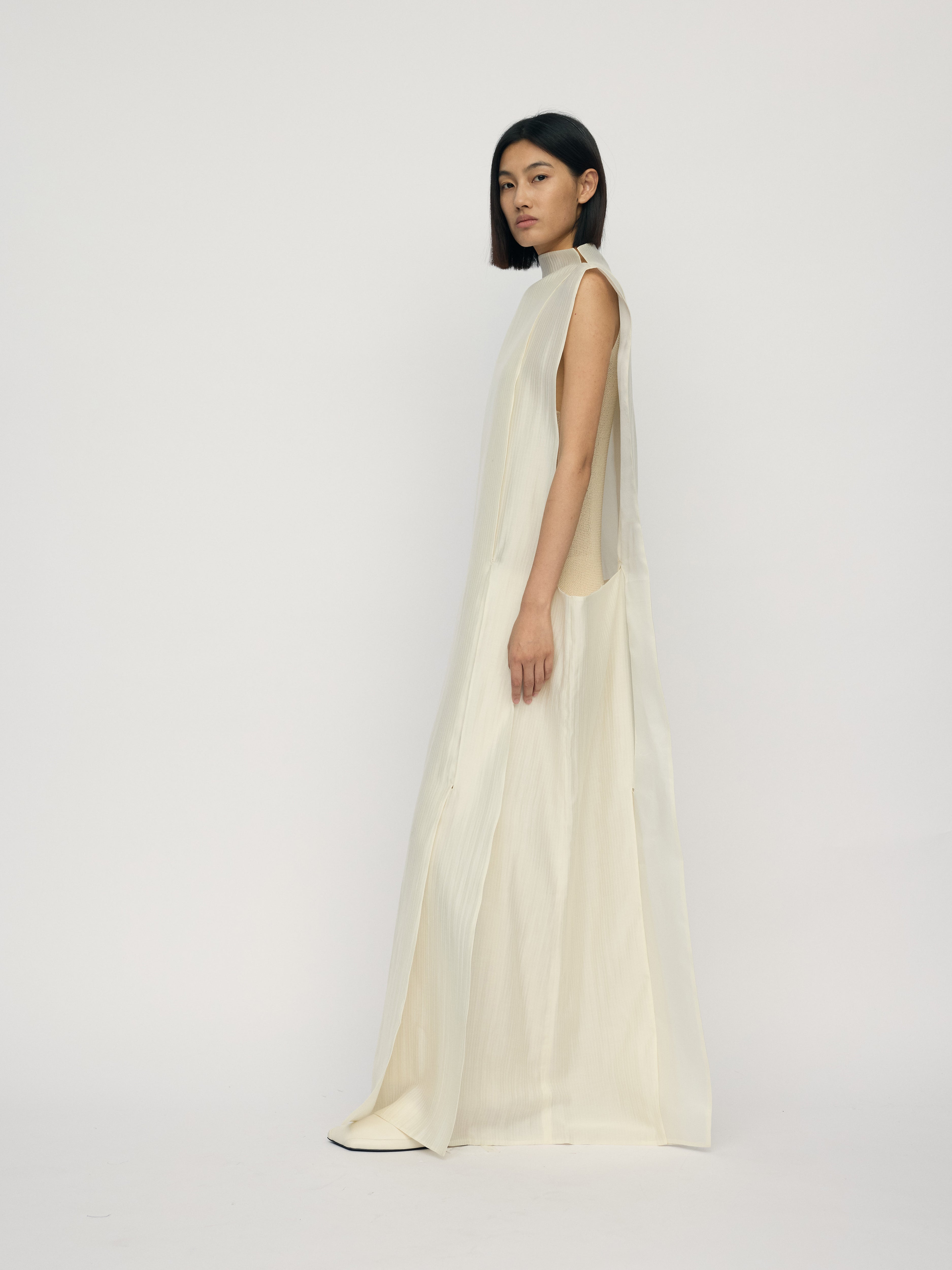 SS26 - PORCELAIN ARAN DRESS