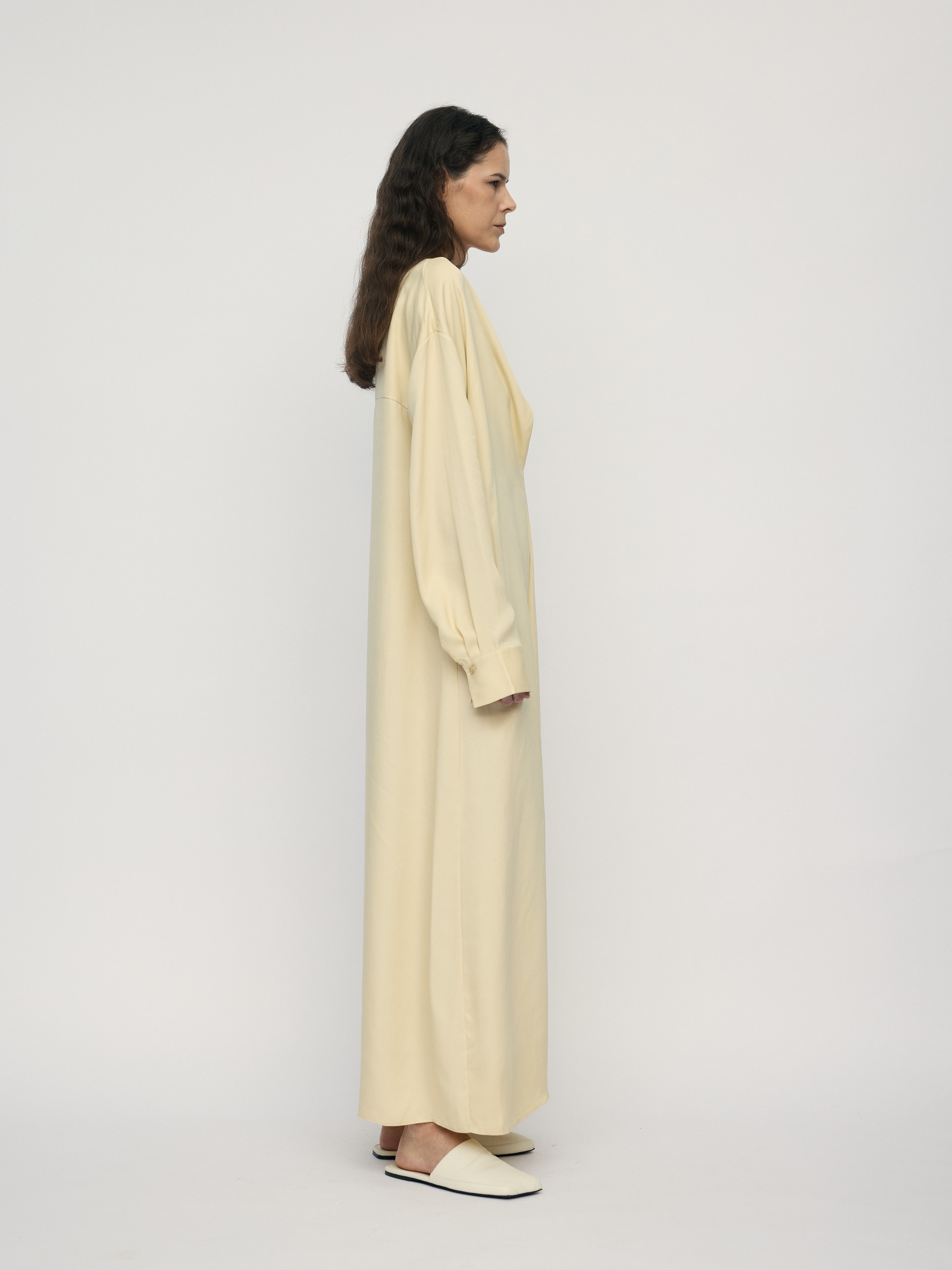 SS26 - PARCHMENT BRAC SHIRT DRESS