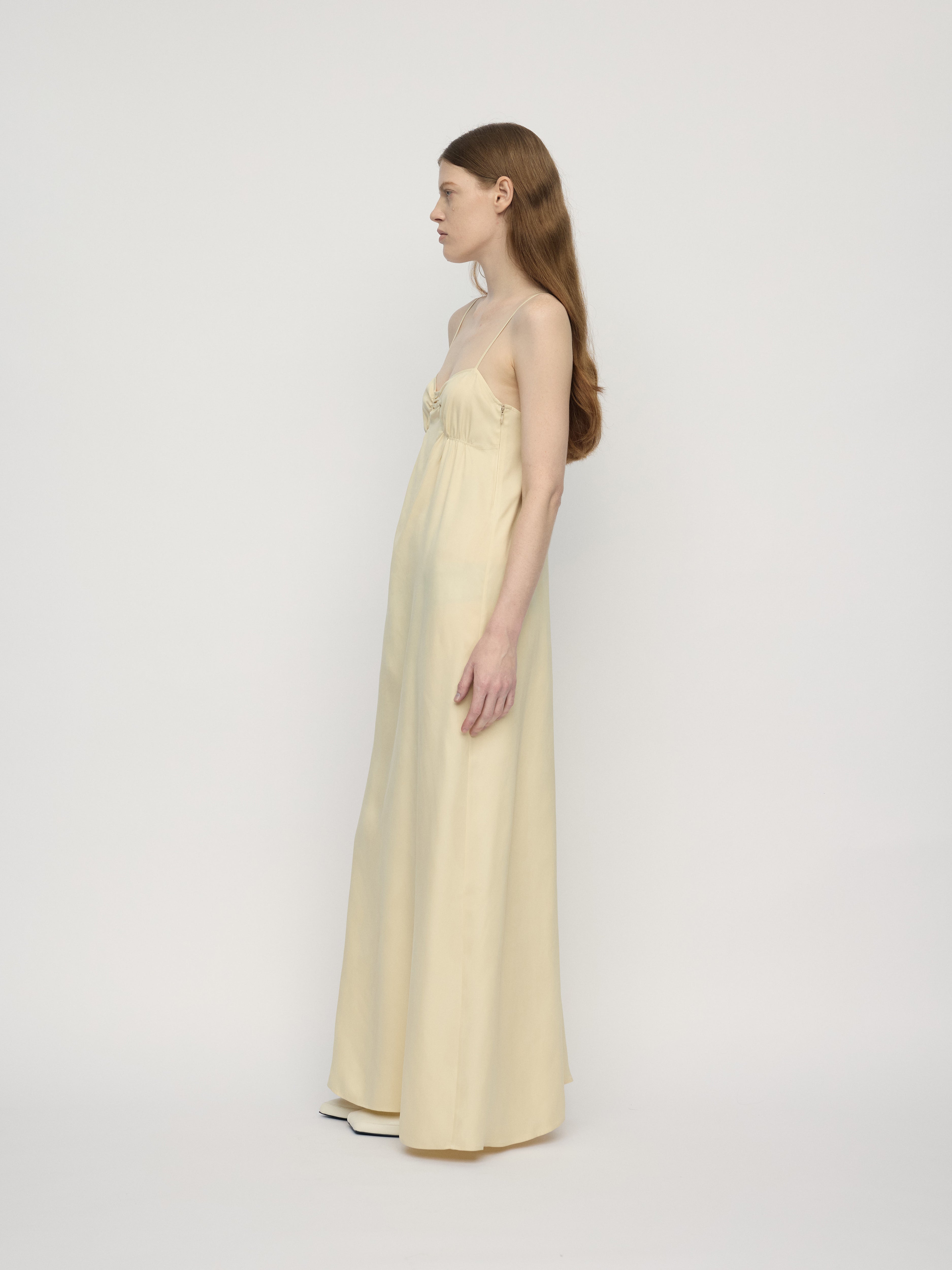 SS26 - PARCHMENT SHELL DRESS