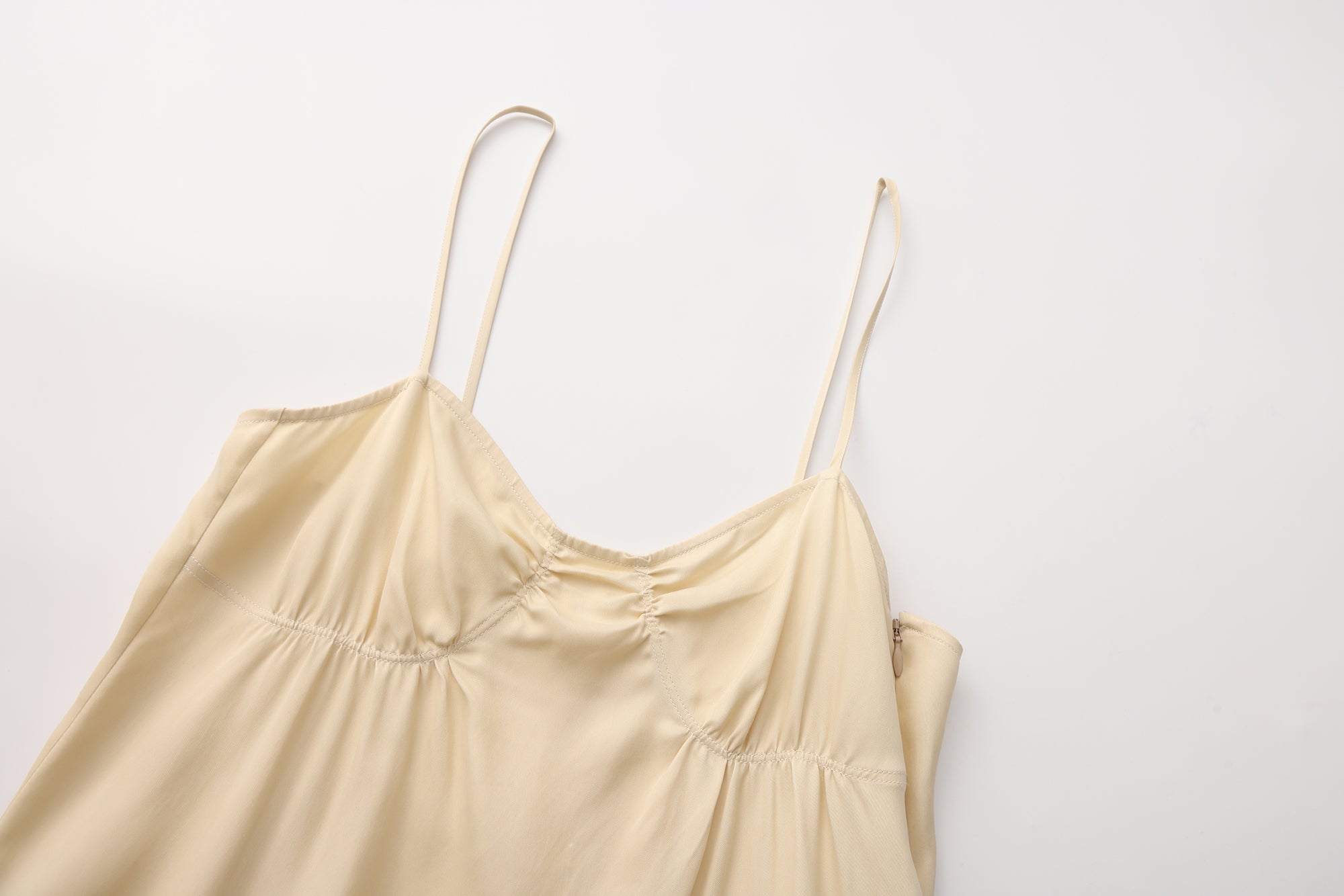 SS26 - PARCHMENT SHELL DRESS