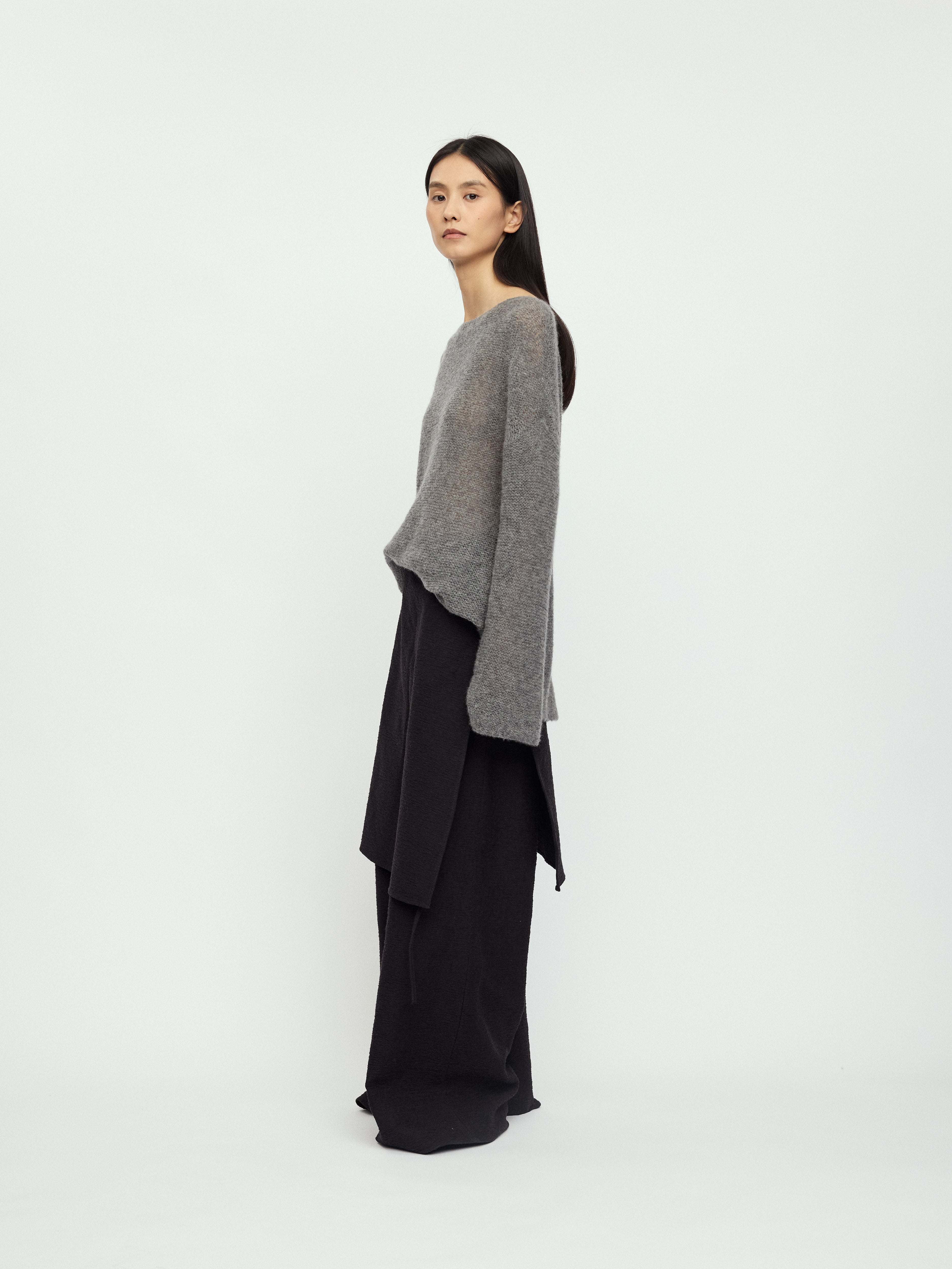 AW25 - CHARCOAL LENA SKIRT PANTS