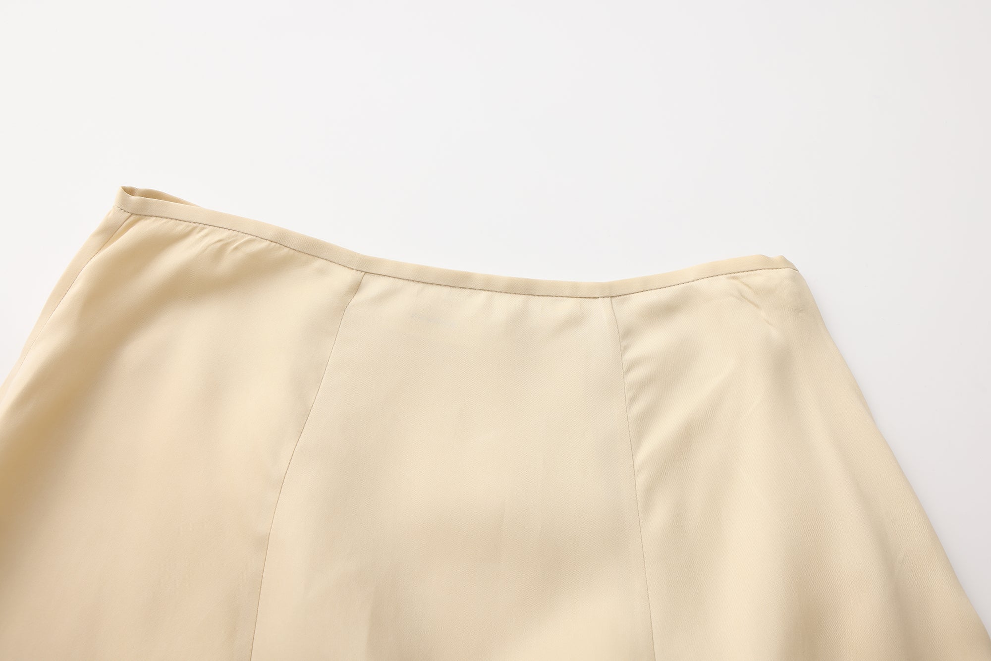 SS26 - PARCHMENT ASSU BIAS CUT SKIRT