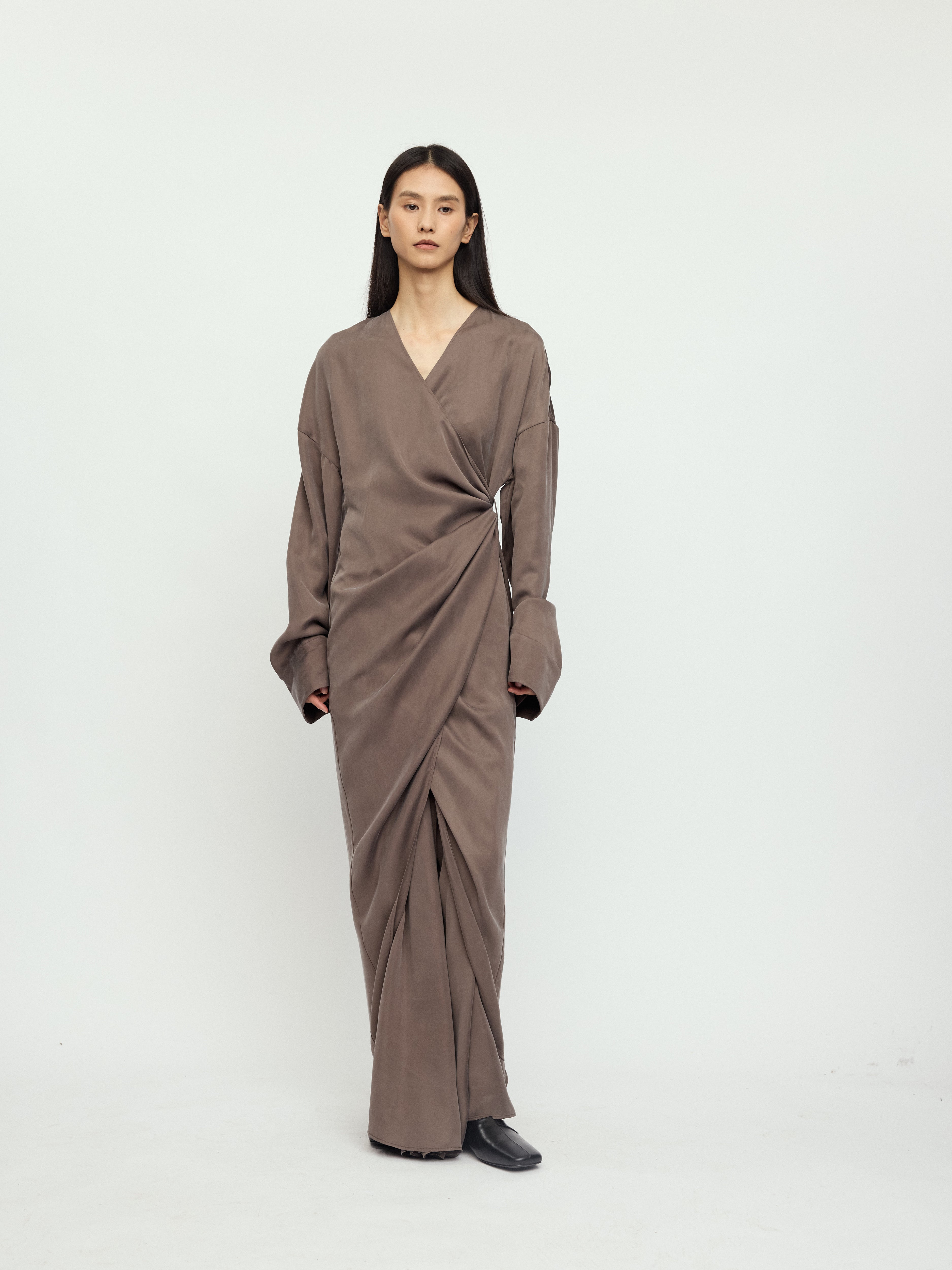 AW25 - MUD AVA WRAP DRESS