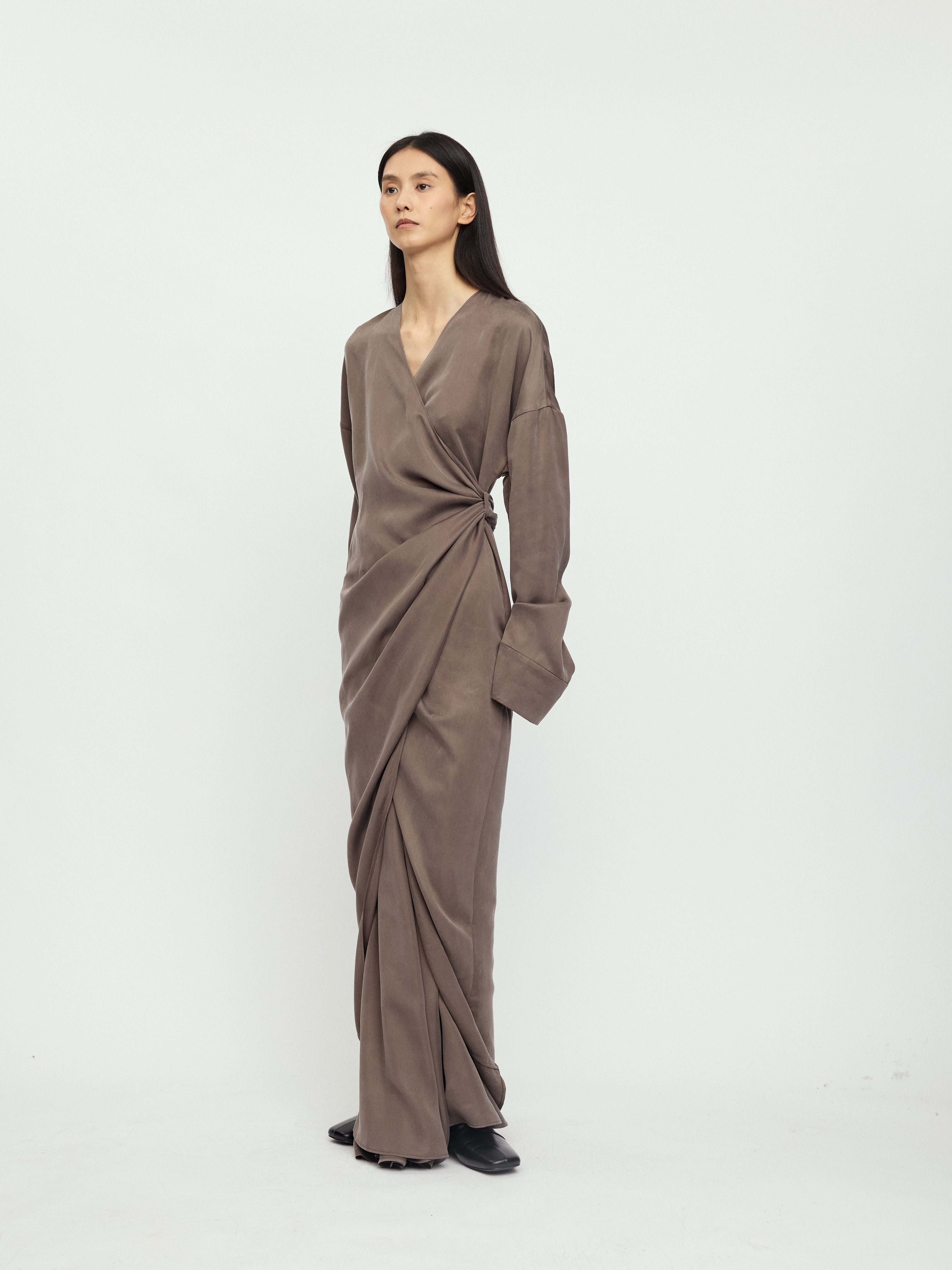 AW25 - MUD AVA WRAP DRESS