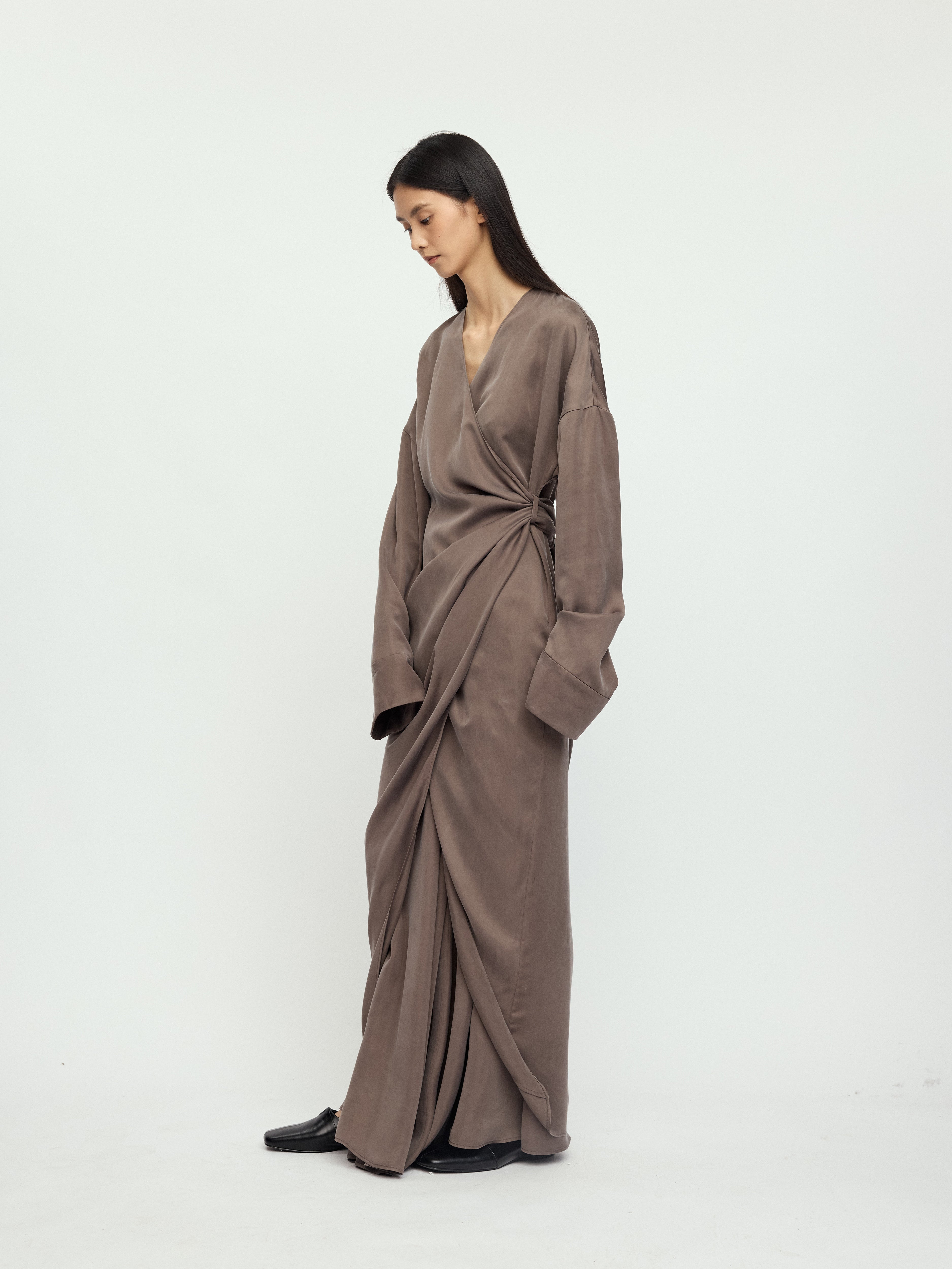 AW25 - MUD AVA WRAP DRESS