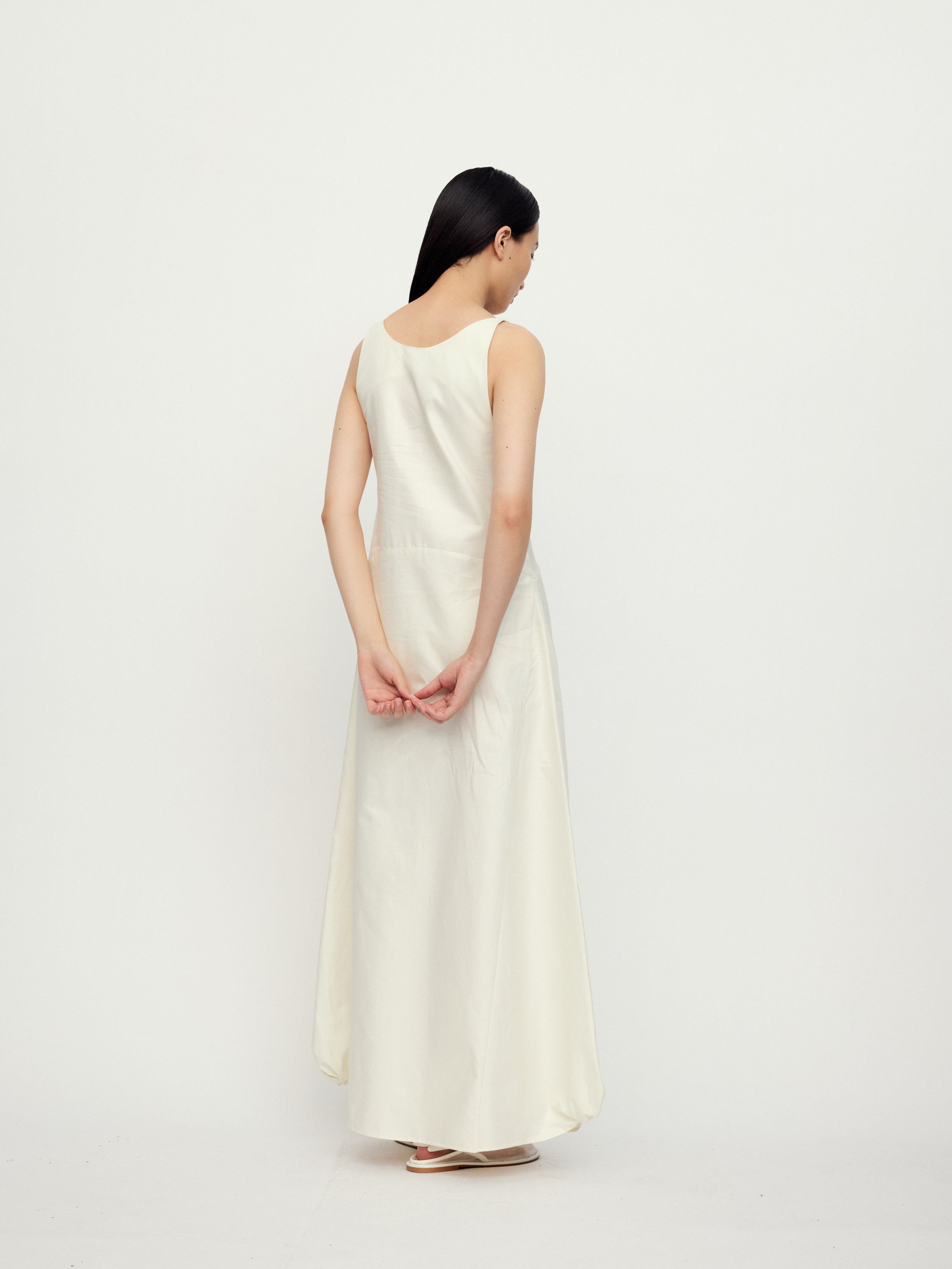 SS25 - IVORY LAMU DRESS