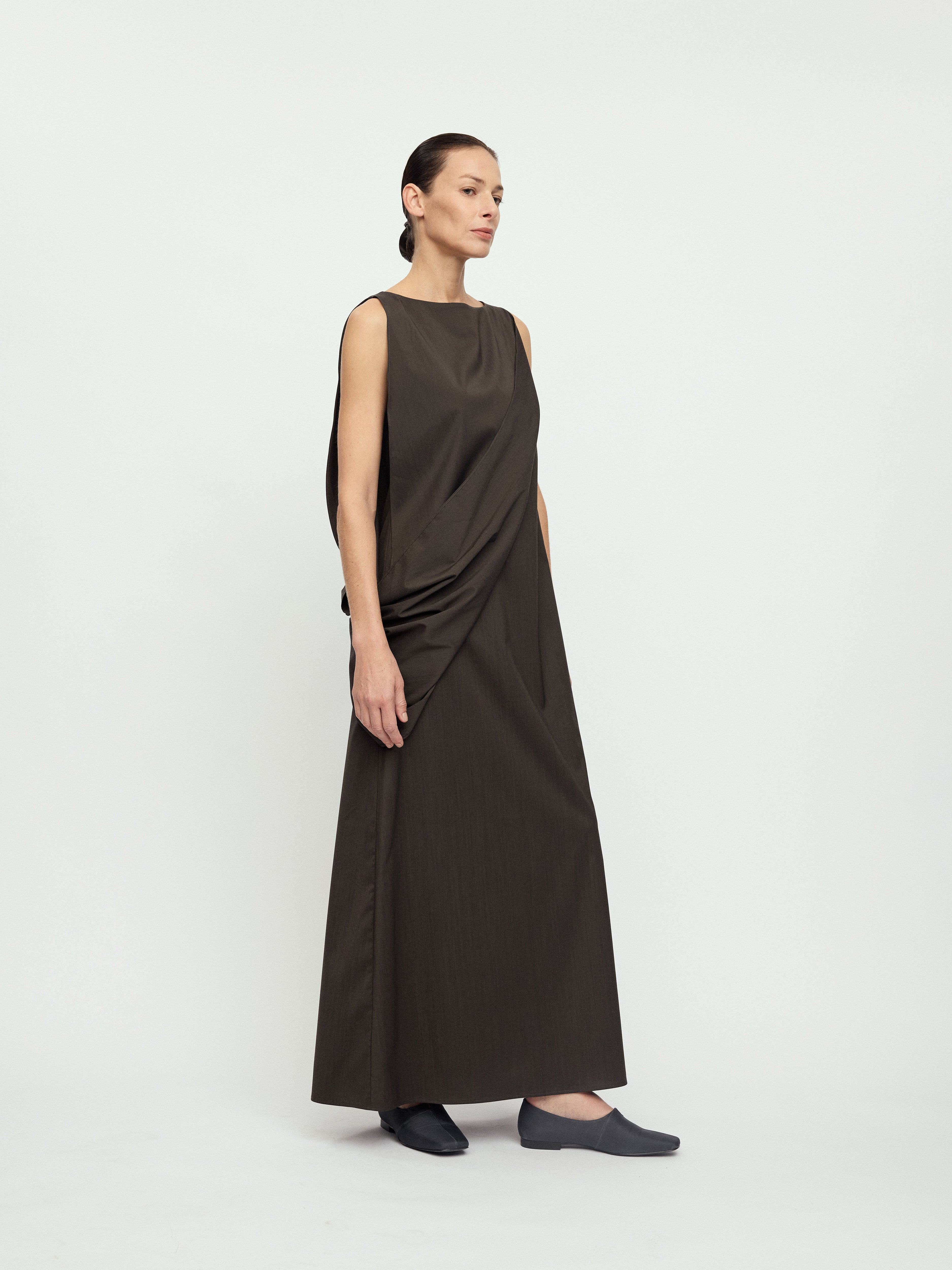 AW25 - FOREST BOA DRESS