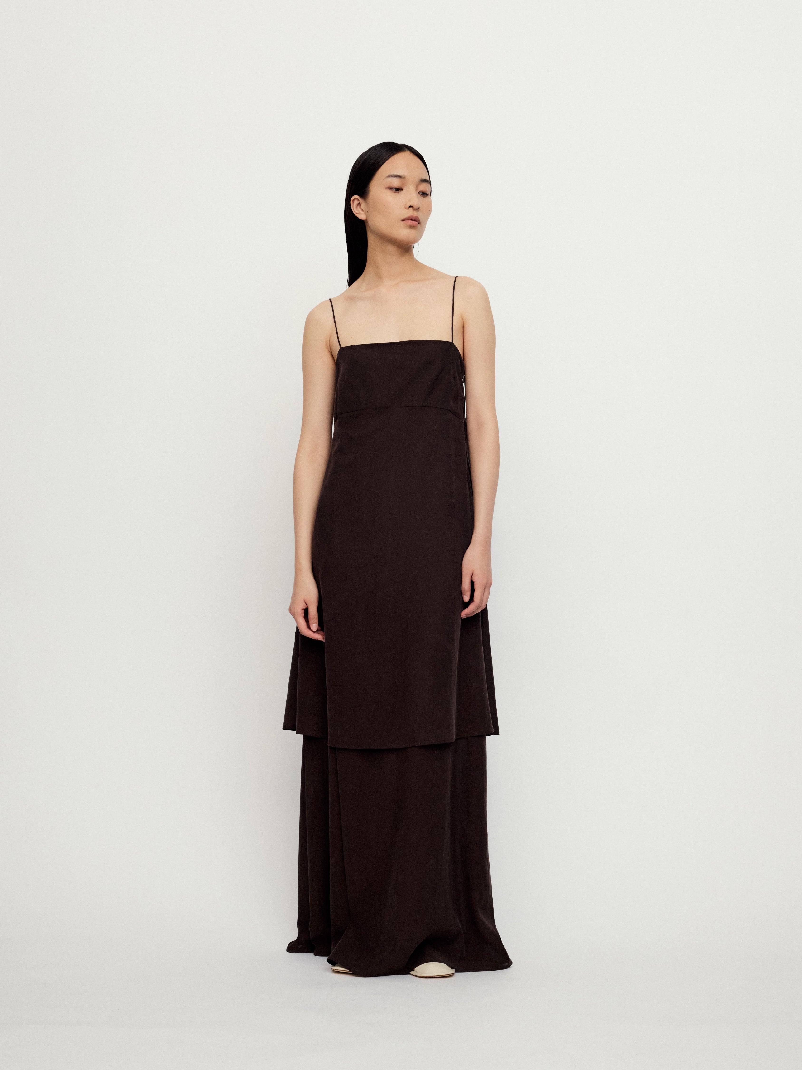 SS25 - WARM BROWN CAYO DRESS