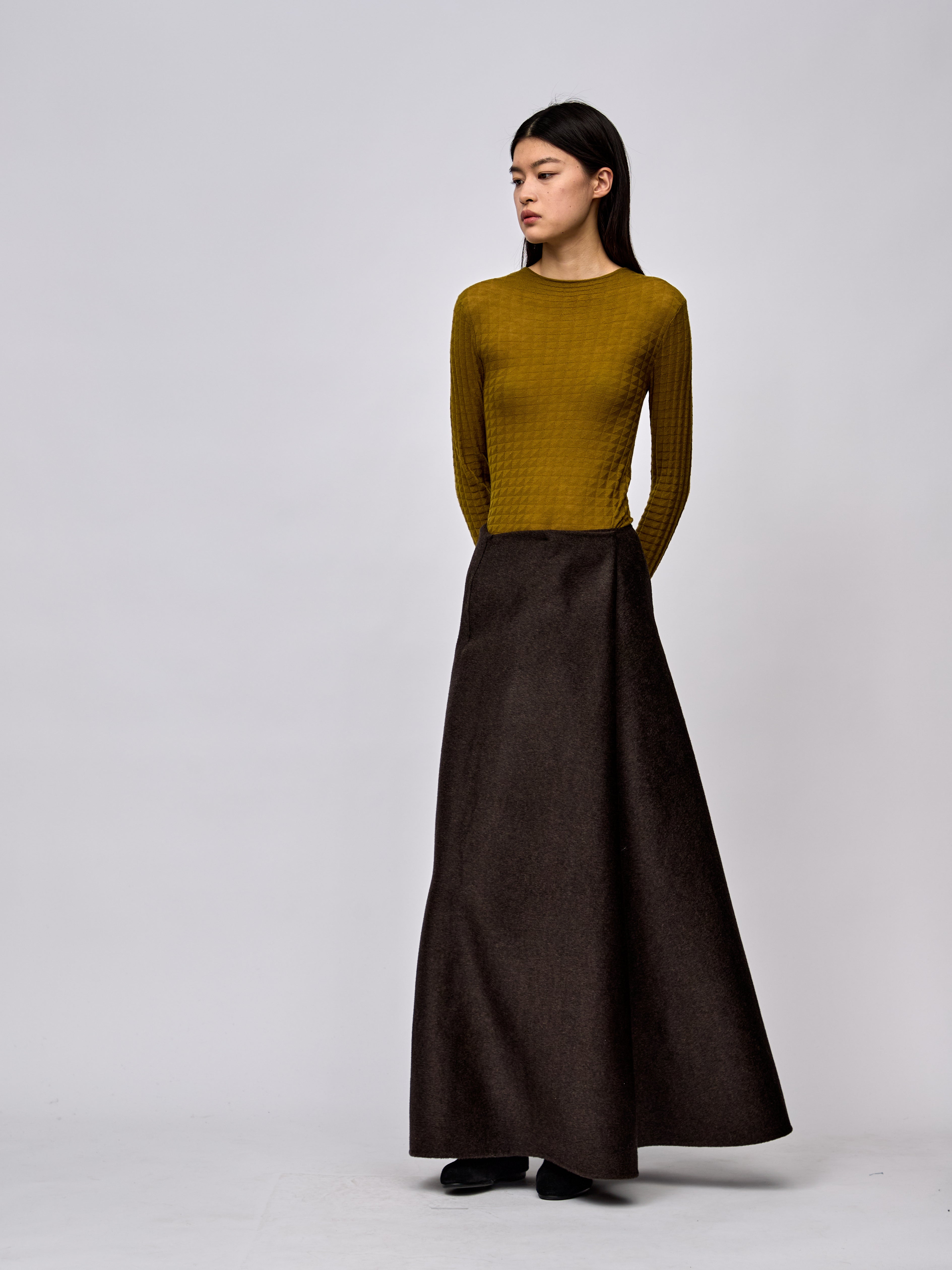 AW24 - COFFEE NASSAU SKIRT