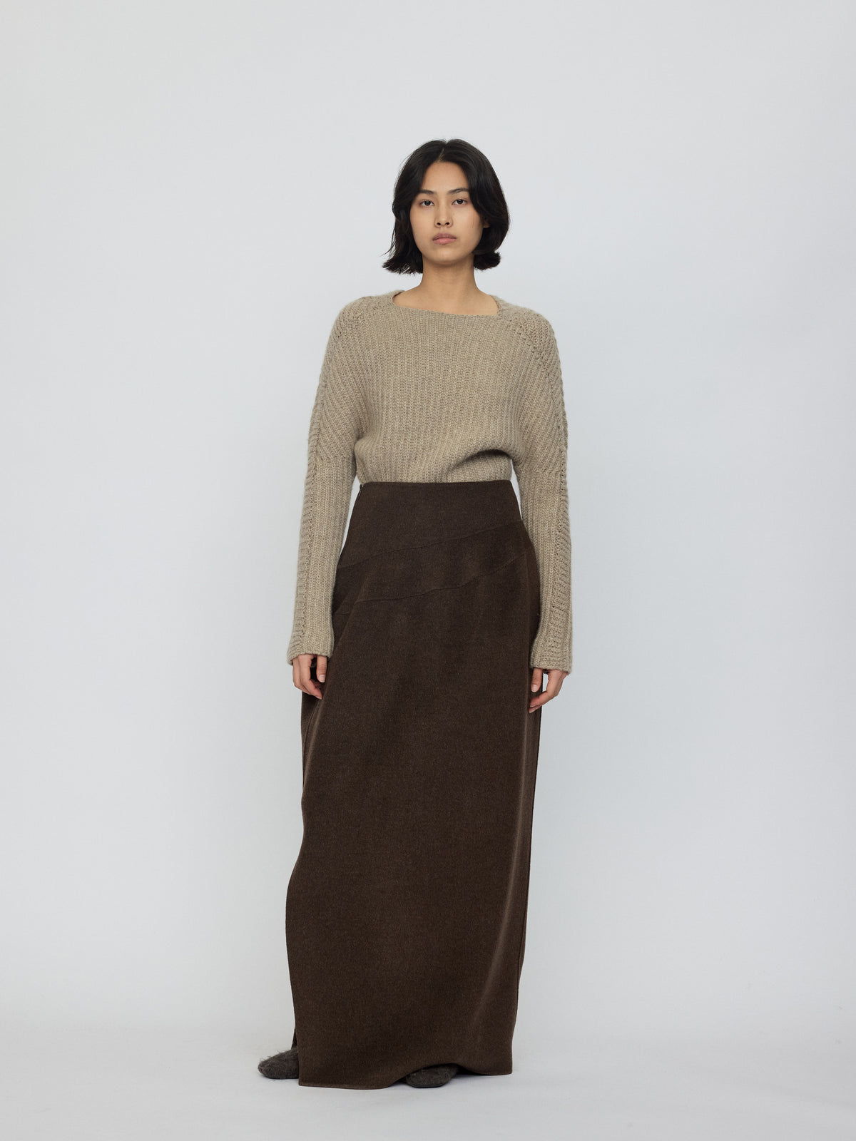AW26 - TAUPE ZORIN SKIRT