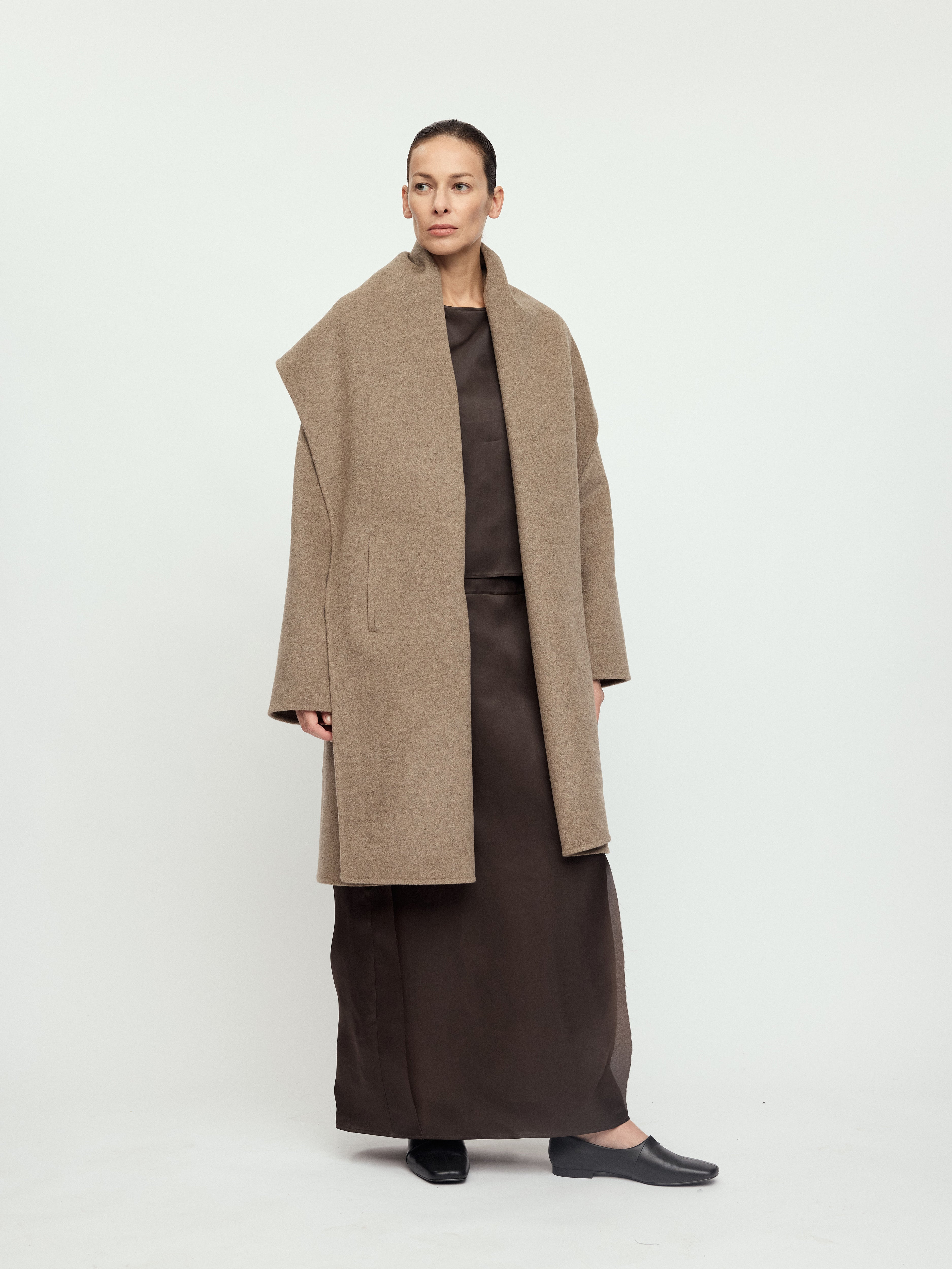 AW25 - SAND ELIN COAT